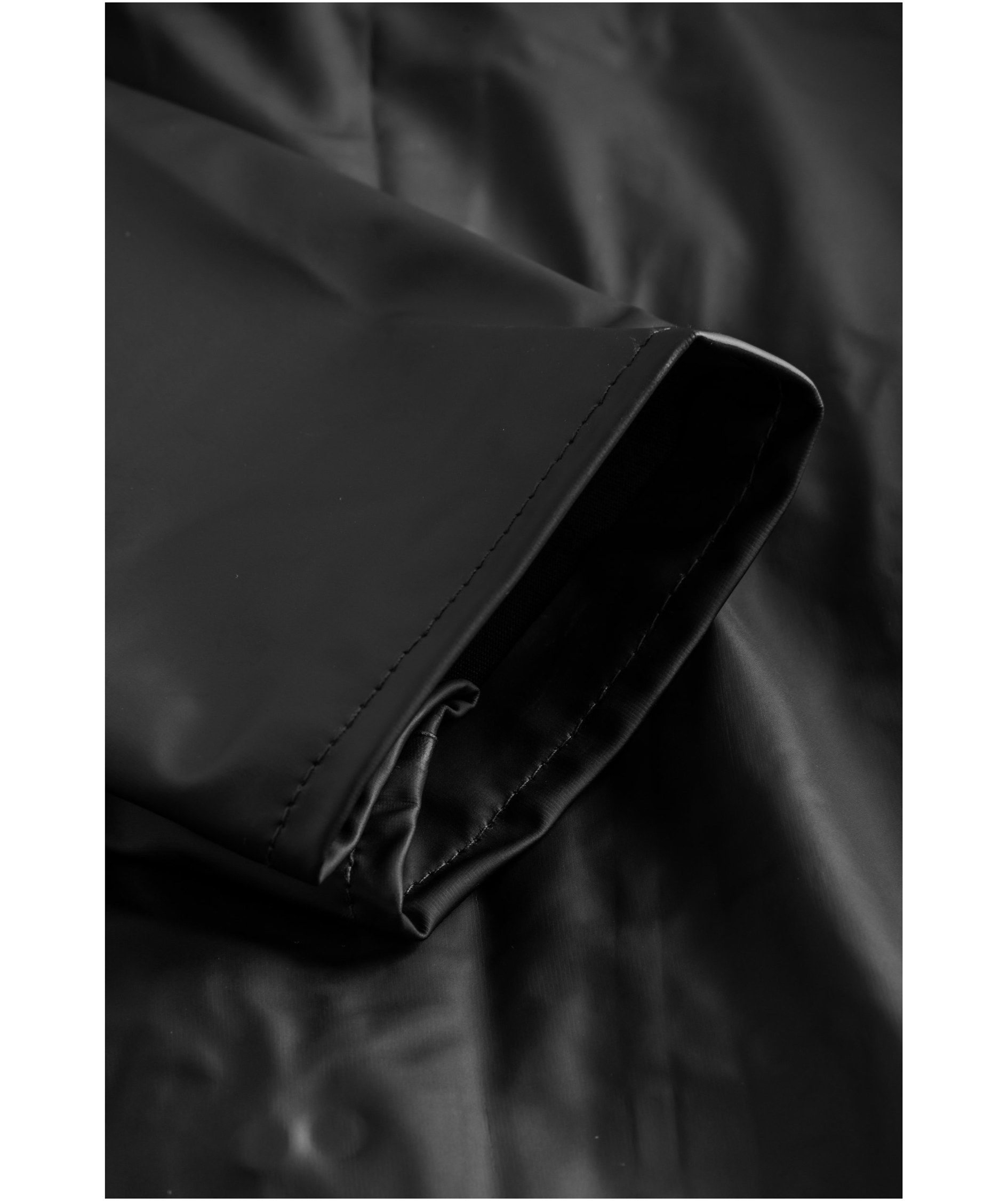 Lyngs&oslash;e PU regnjacka, Svart, large image number 3