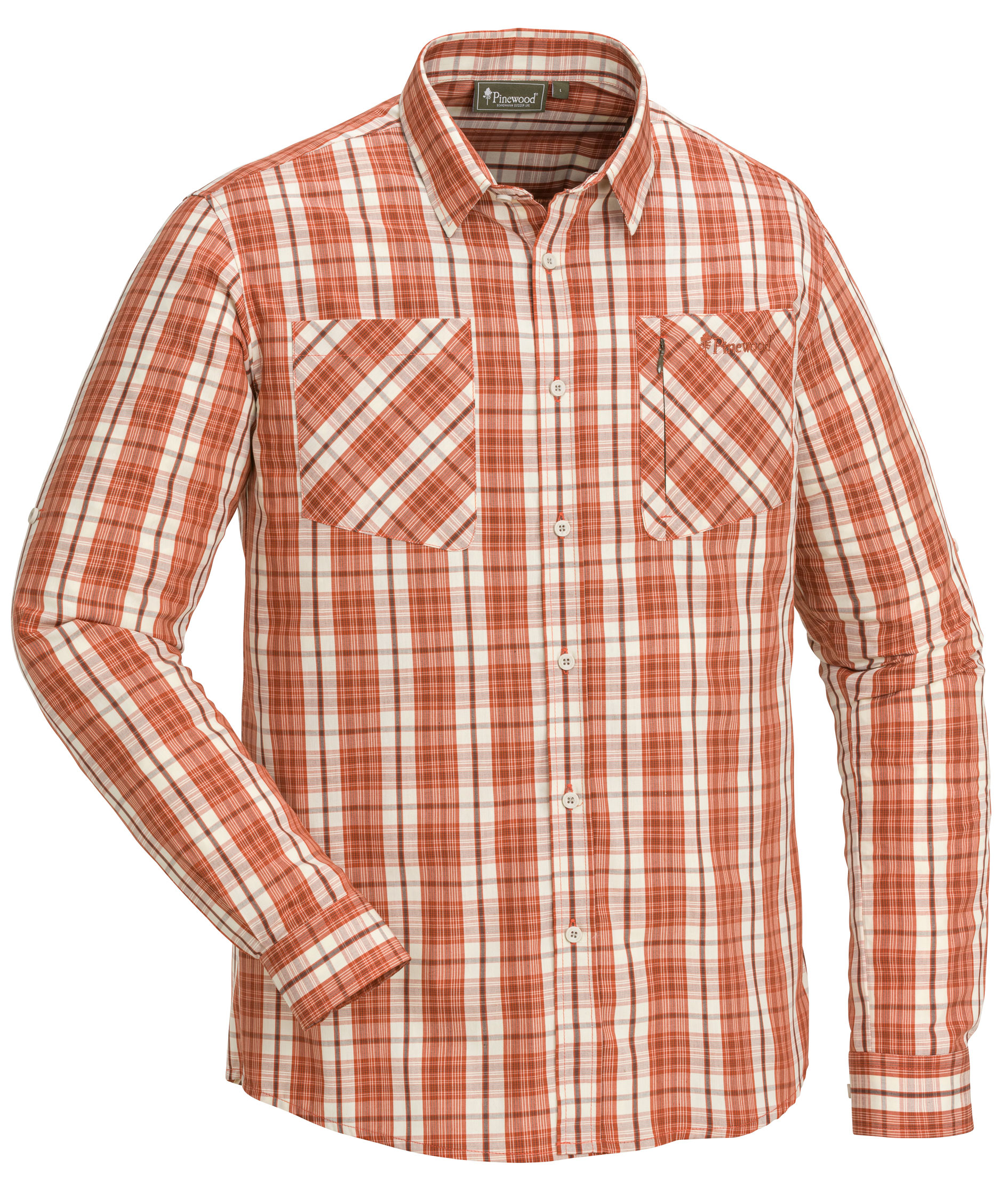 Pinewood Glenn NatureSafe skjorte, Terracotta