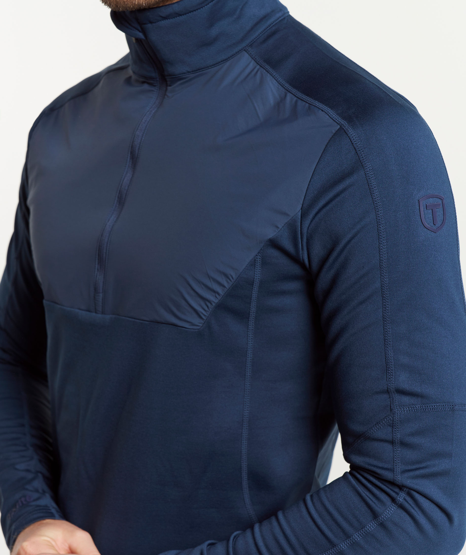 Tenson TXlite Windblock half zip, M&oslash;rkebl&aring;, large image number 6