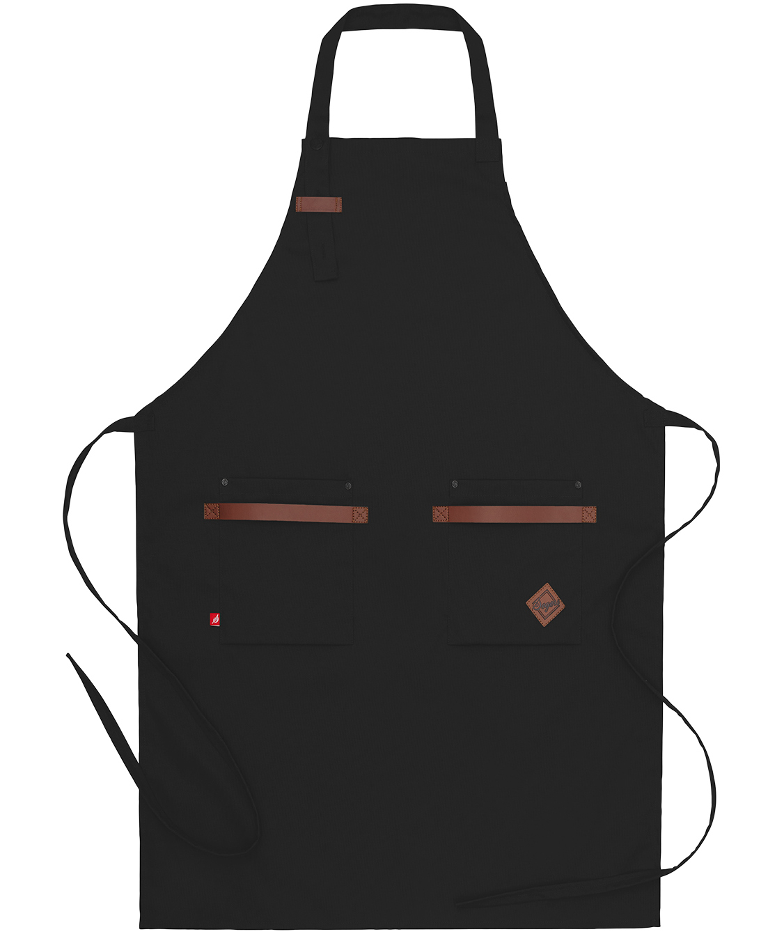 Segers 4093 br&ouml;stlappsf&ouml;rkl&auml;de, Svart