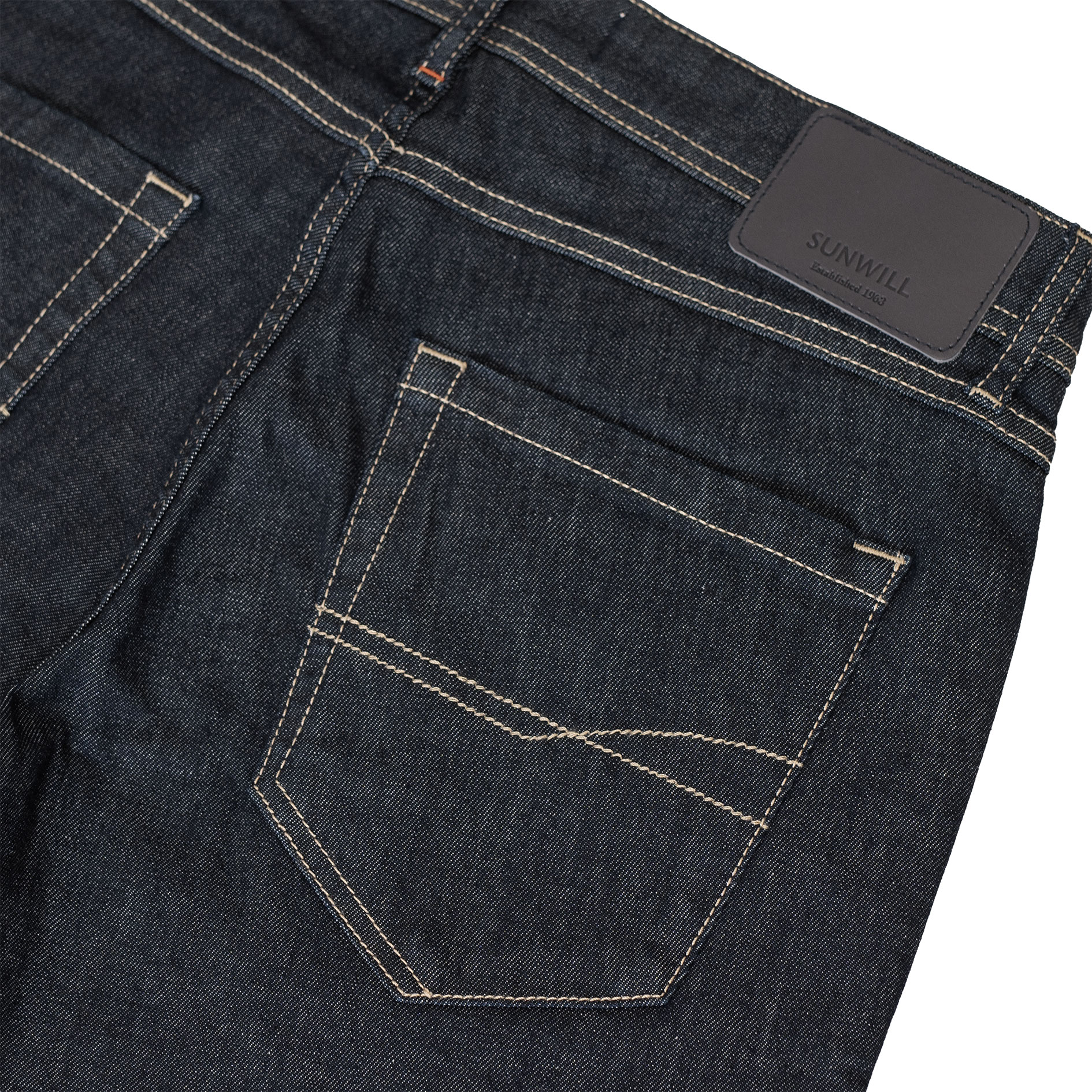 Sunwill Super Stretch fitted fit jeans, Navy, large image number 3