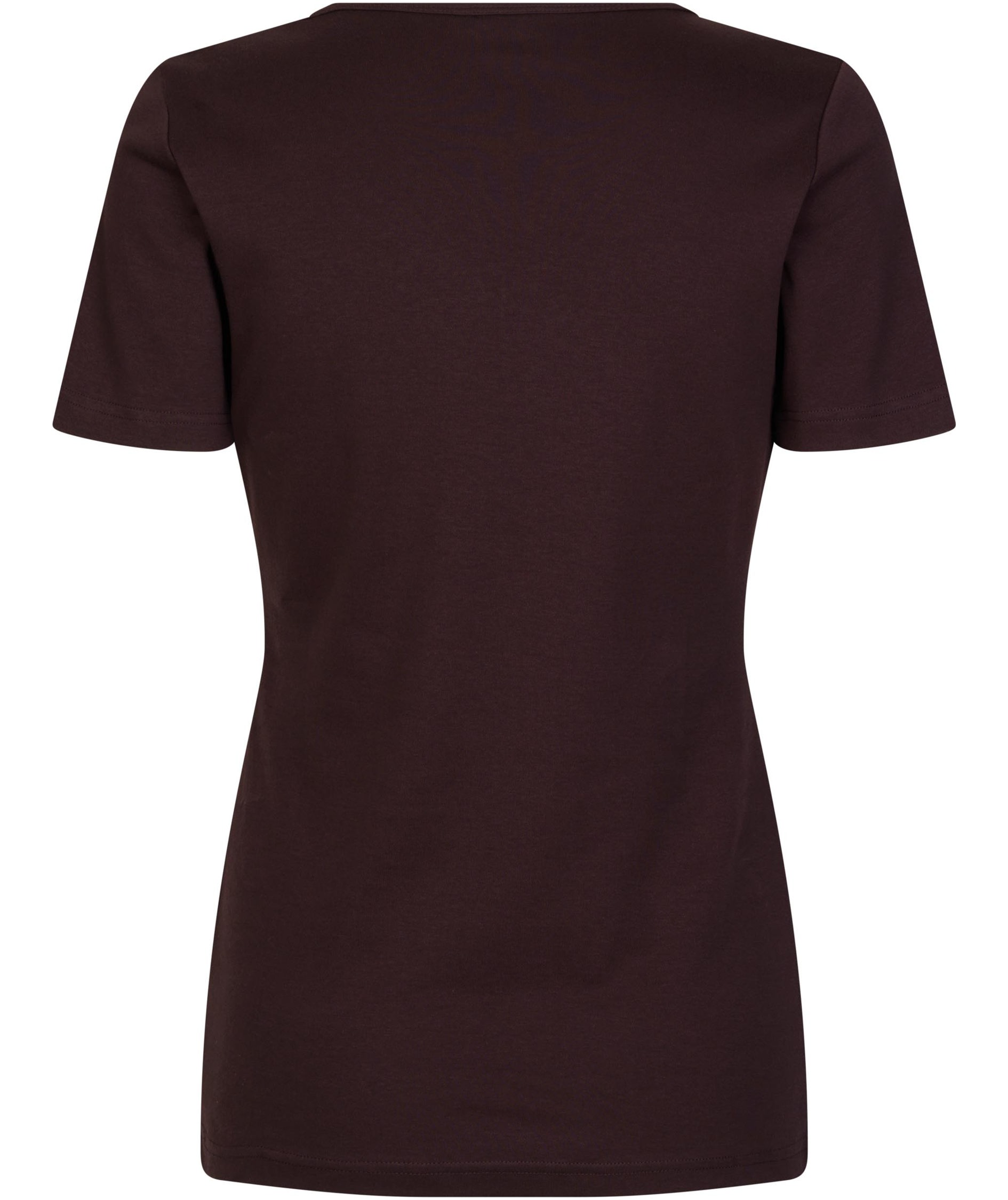 ID Interlock T-shirt dam, Dark bourdeaux, large image number 2