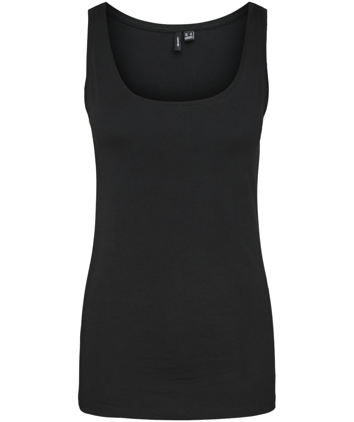 Vero Moda VMLULU l&aring;ng linne dam, Black, Black, swatch