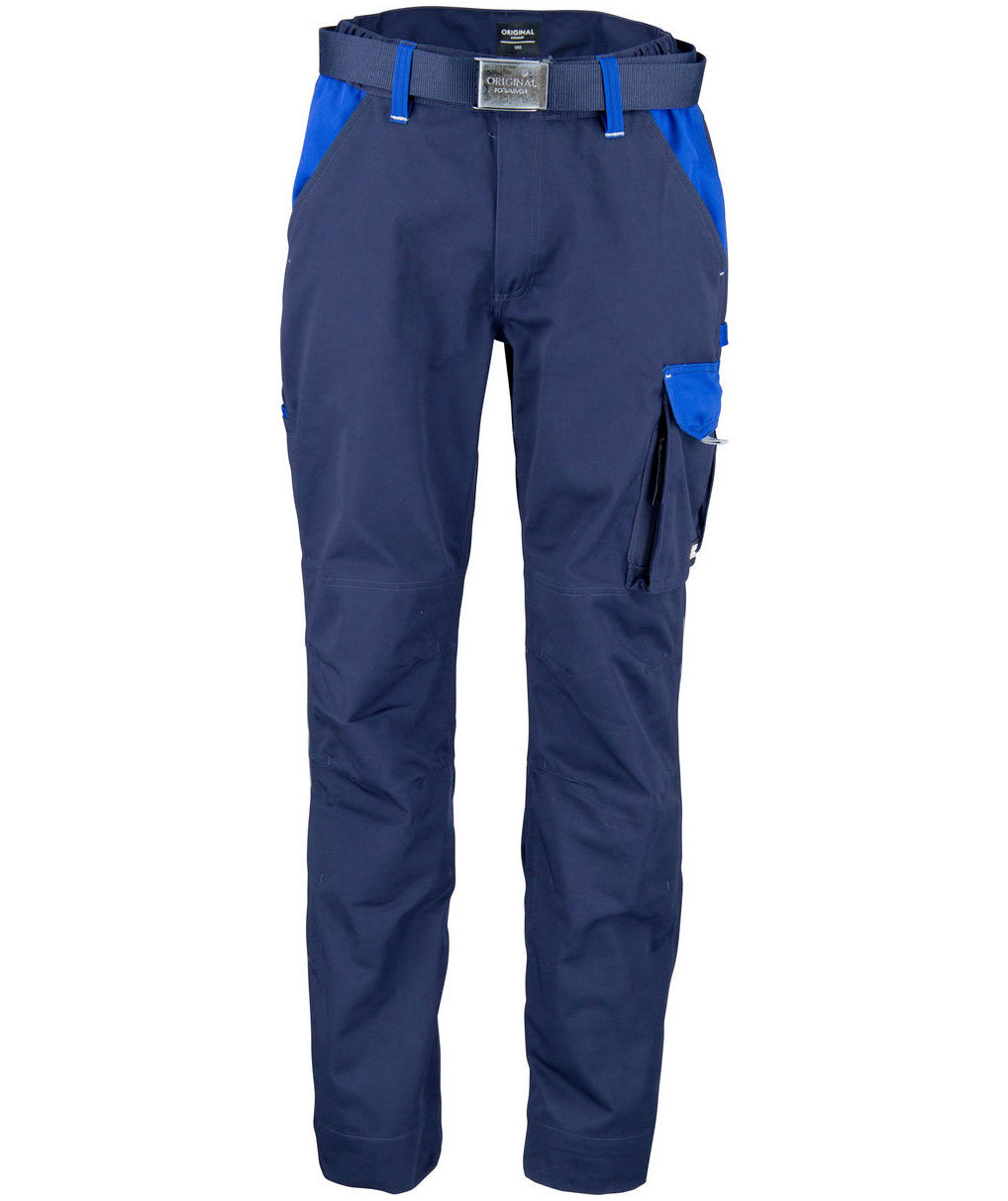 Kramp Original Arbeitshose mit G&uuml;rtel, Marine/K&ouml;nigsblau, Marine/K&ouml;nigsblau, swatch