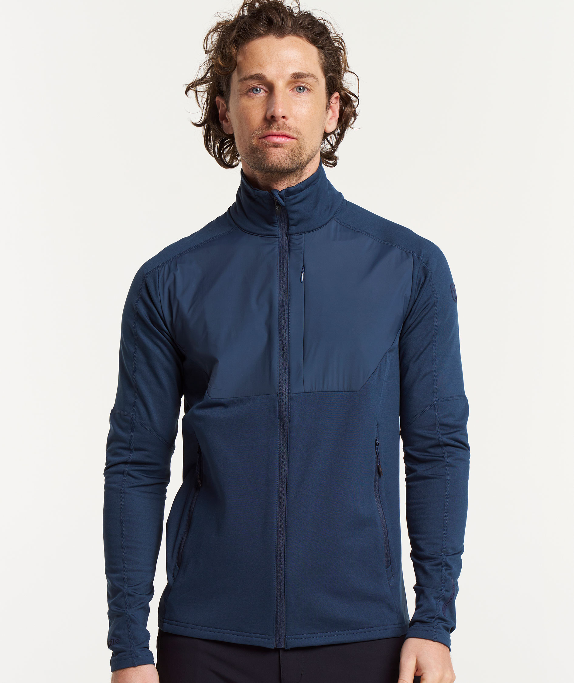 Tenson TXlite Windblock cardigan, M&oslash;rkebl&aring;, large image number 7