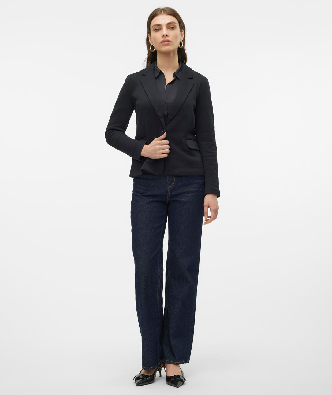 Vero Moda VMJULIA Regular fit blazer dam, Black, large image number 5
