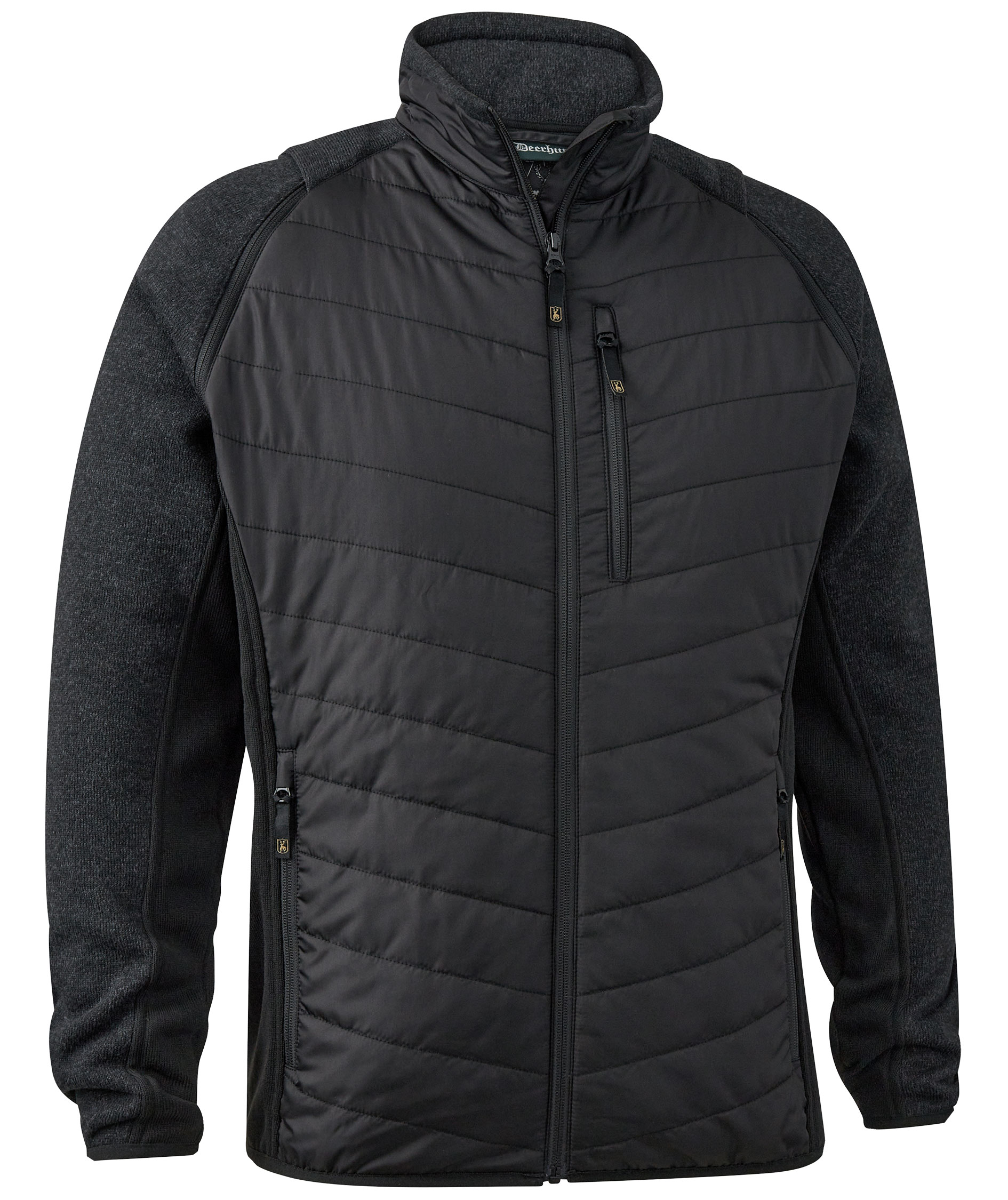 Deerhunter Moor zip-off hybridjakke, Black, large image number 0