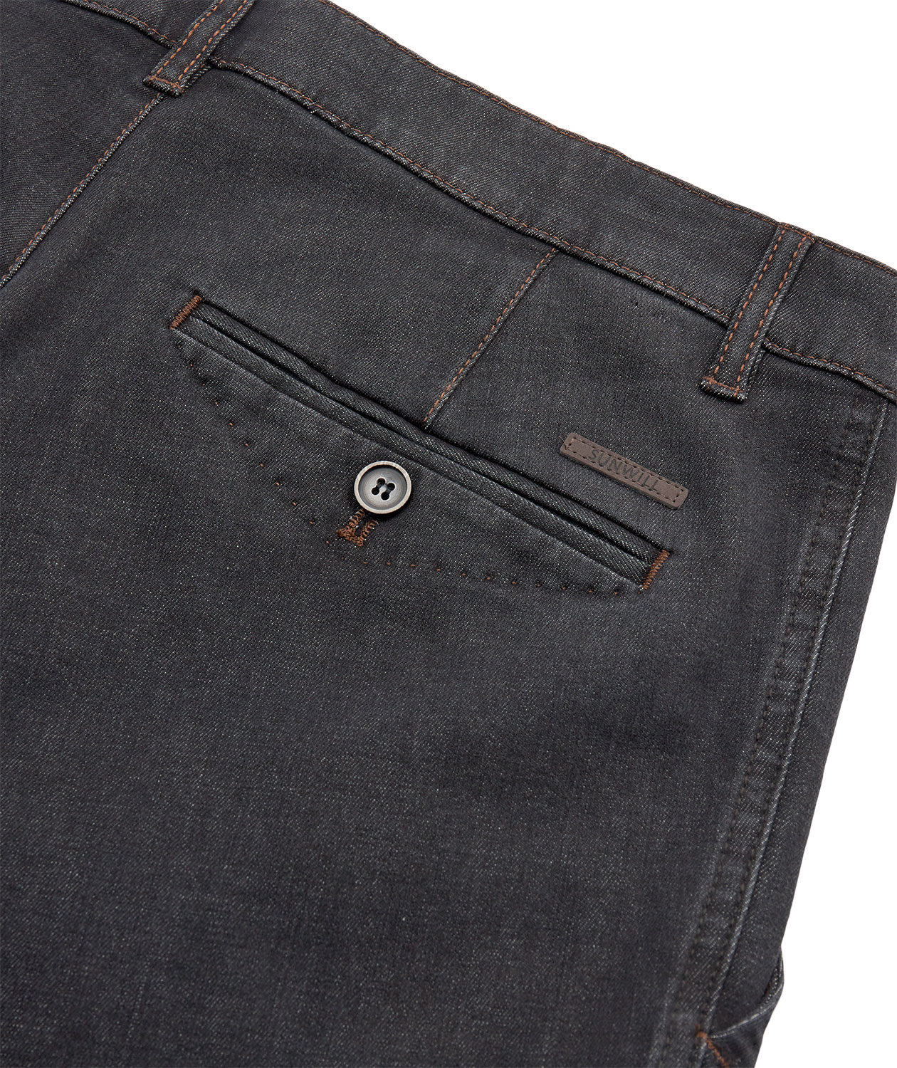 Sunwill Super Stretch Denim Chinos, Steel Grey, large image number 6