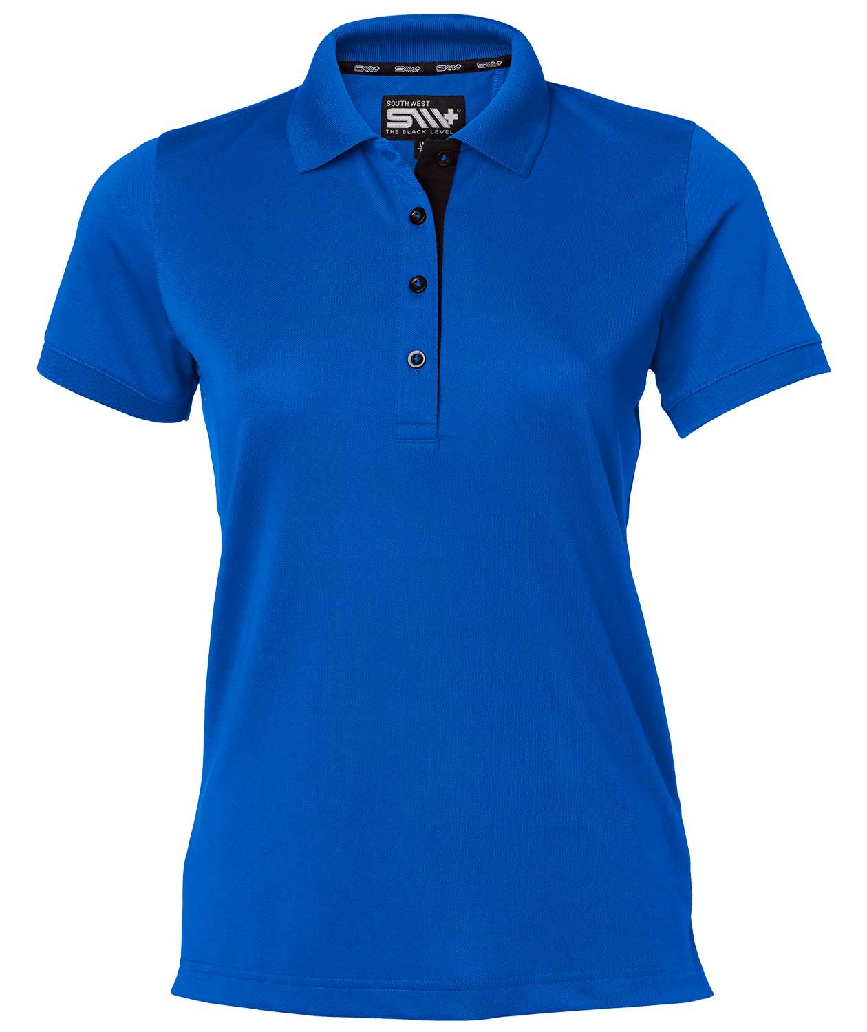 South West Sandy women's polo shirt, Cobalt Blue