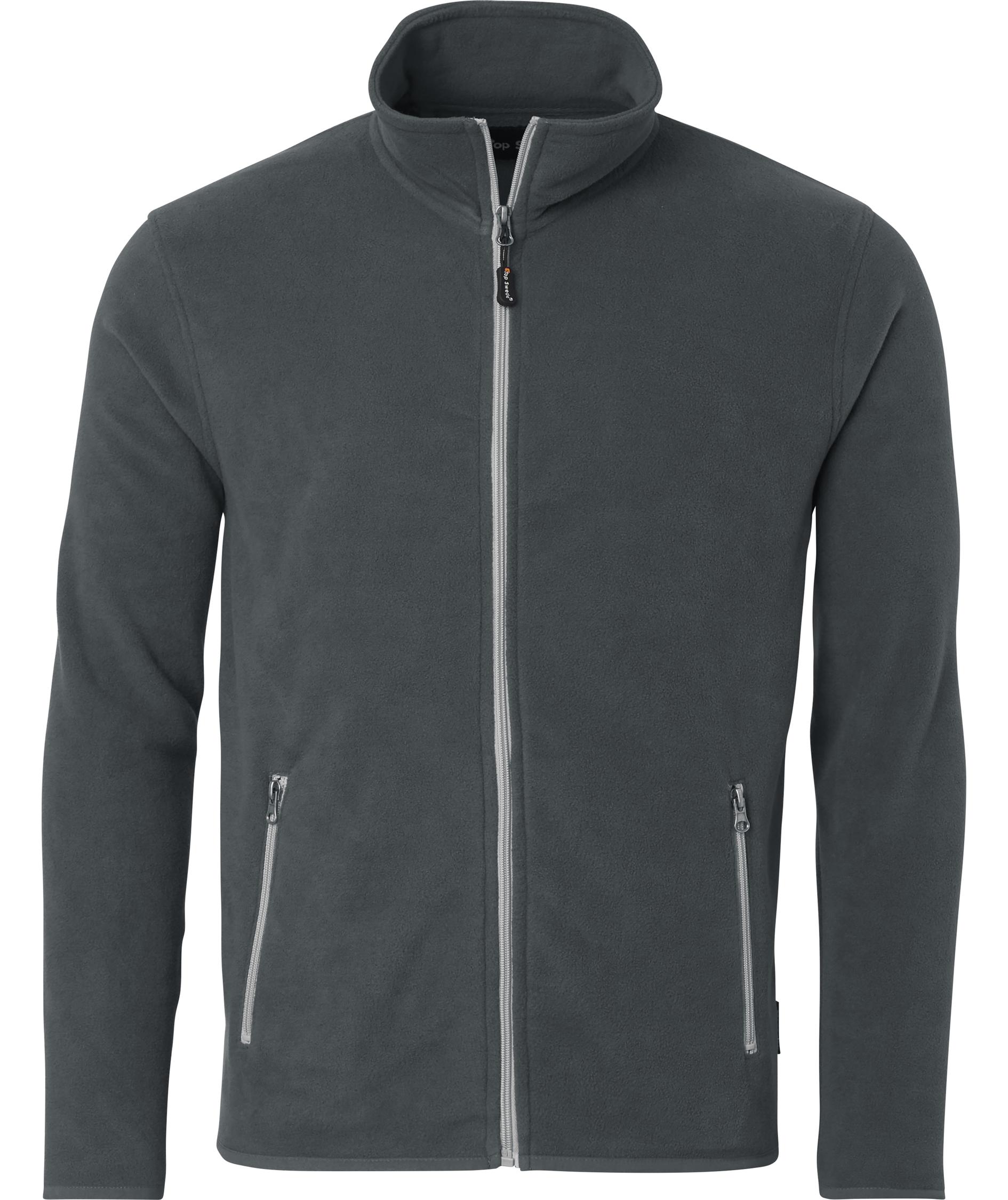 Top Swede fleecejakke 154, M&oslash;rk Gr&aring;