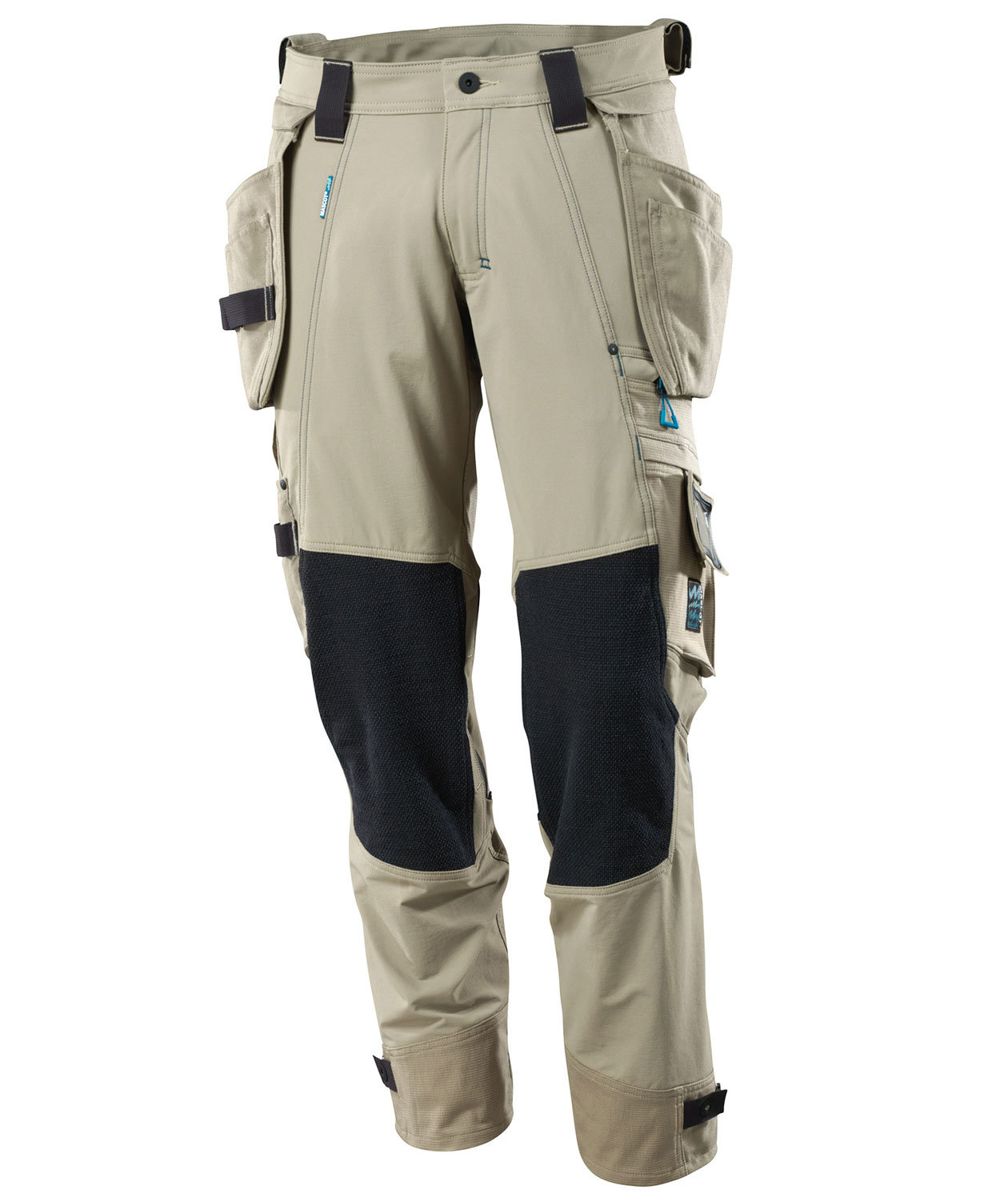 Mascot Advanced h&aring;ndv&aelig;rkerbukser Full stretch, Lys Khaki, Lys Khaki, swatch