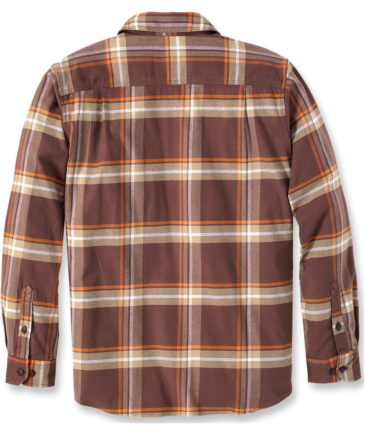 Carhartt Midweight Flanellhemd, Chestnut, large image number 2