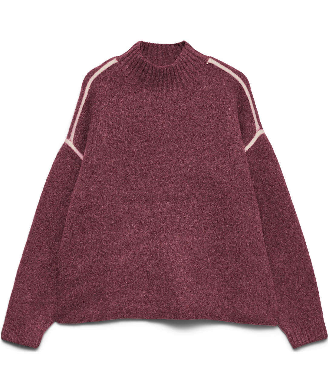 Vero Moda VMBOOM dame striktr&oslash;je, Windsor Wine Melange, Windsor Wine Melange, swatch