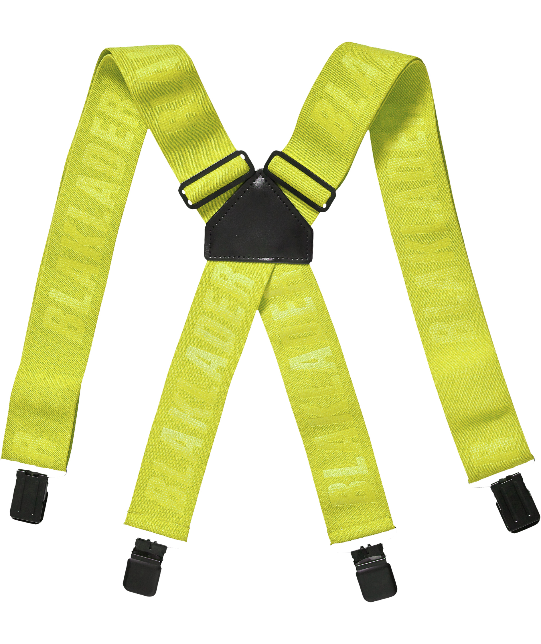 Bl&aring;kl&auml;der&nbsp;h&auml;ngslen, Varsel Gul