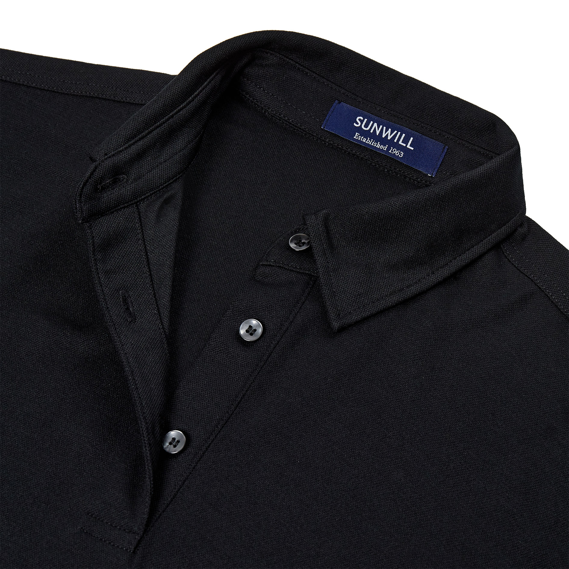 Sunwill women's polo shirt, Black, large image number 2