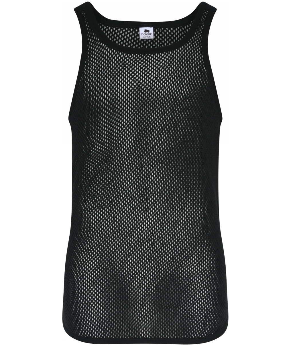 Dovre mesh undertr&oslash;je med merinould, Sort