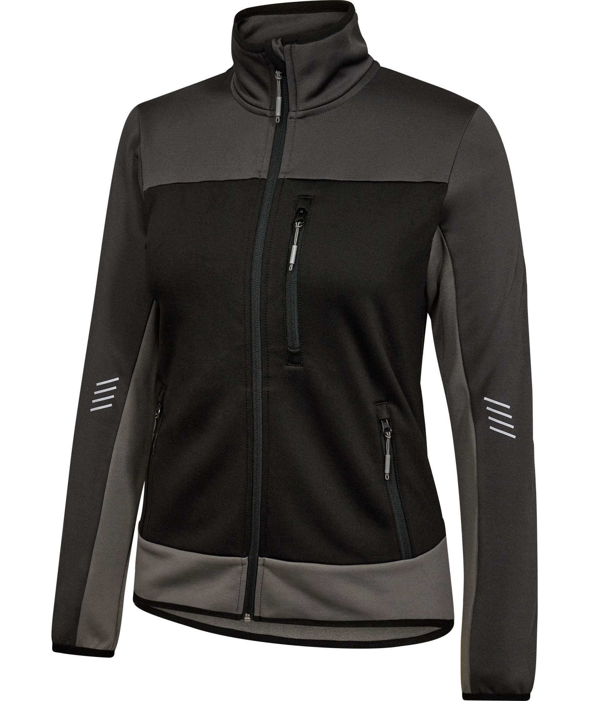 Engel Entire women's midlayer cardigan, Black/Anthracite Grey, large image number 5