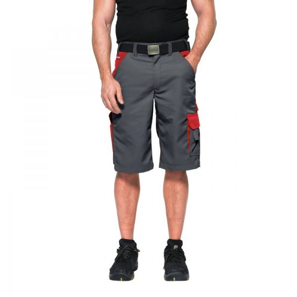 Fristads Kansas Icon work shorts, Grey/Red, large image number 2