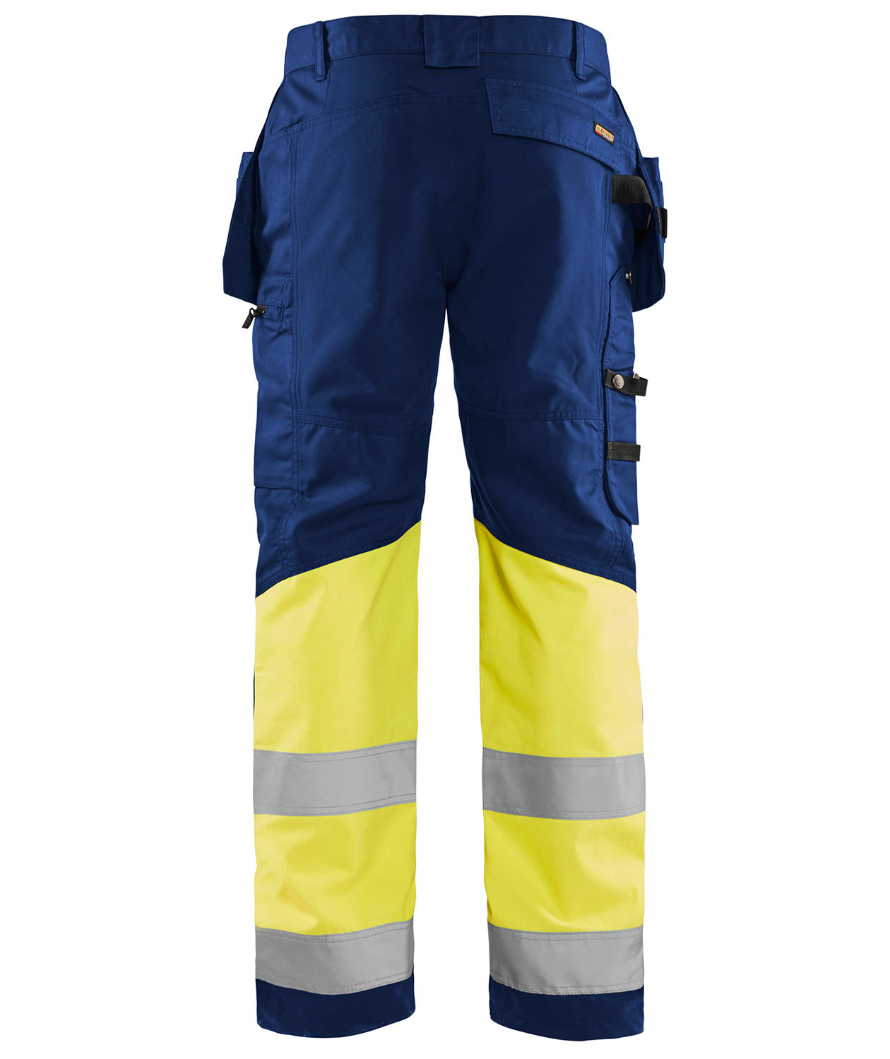 Bl&aring;kl&auml;der craftsman trousers, Marine/Hi-Vis yellow, large image number 1