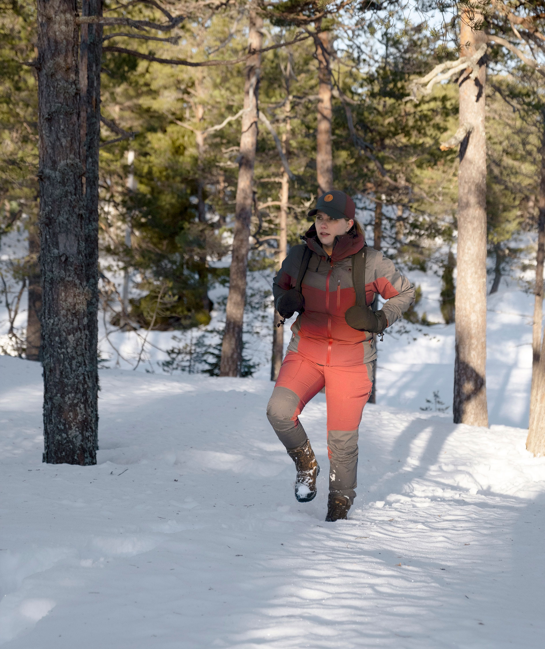 Pinewood&nbsp;Finnveden Hybrid Extreme damebukser, Earth Plum, large image number 1