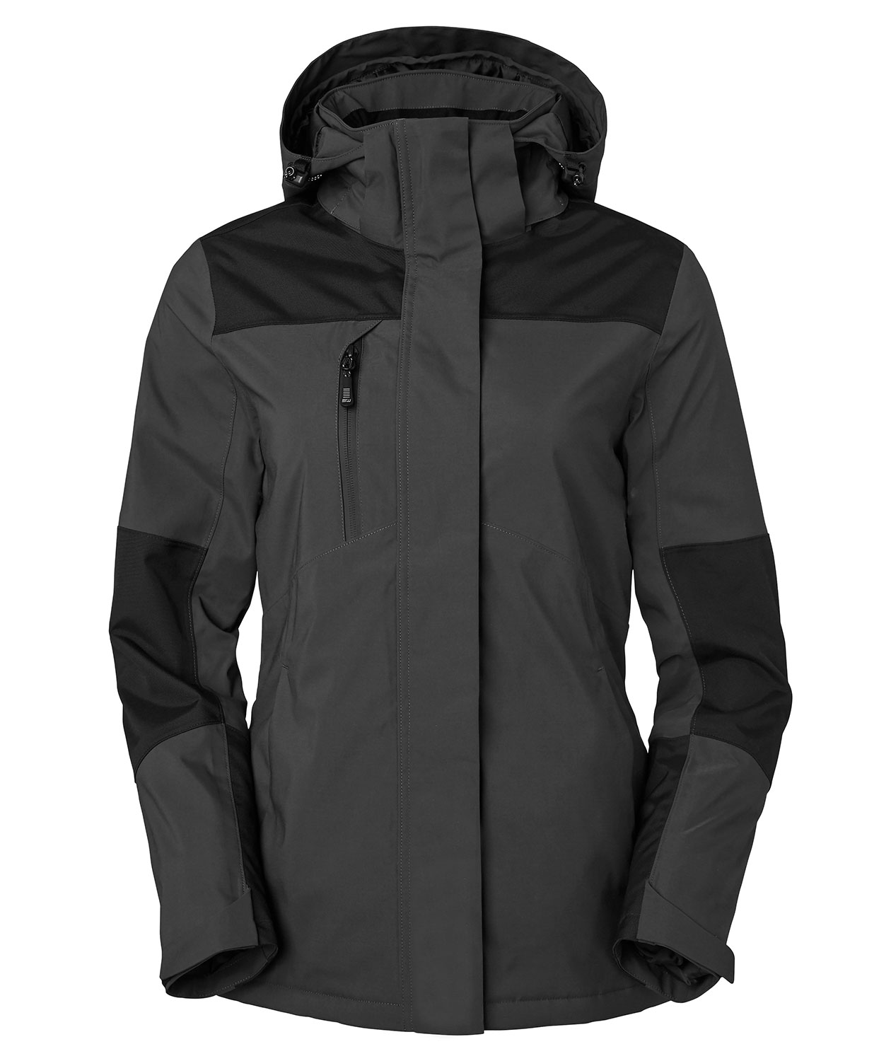 South West Allie dame skaljakke, Dark Grey, Dark Grey, swatch
