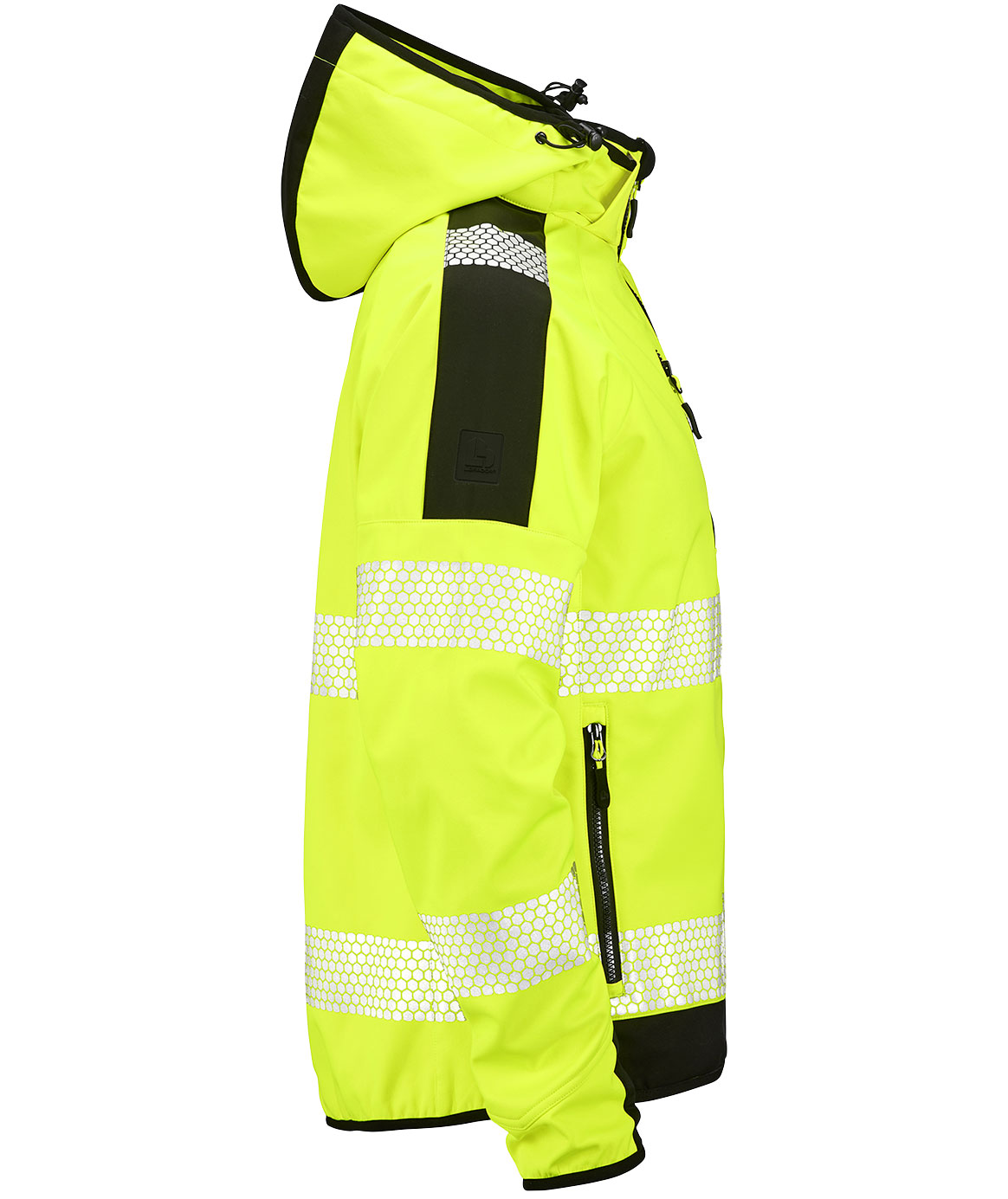 L.Brador Aereo&nbsp;softshell jacket 2033P, Hi-vis Yellow/Black, large image number 2