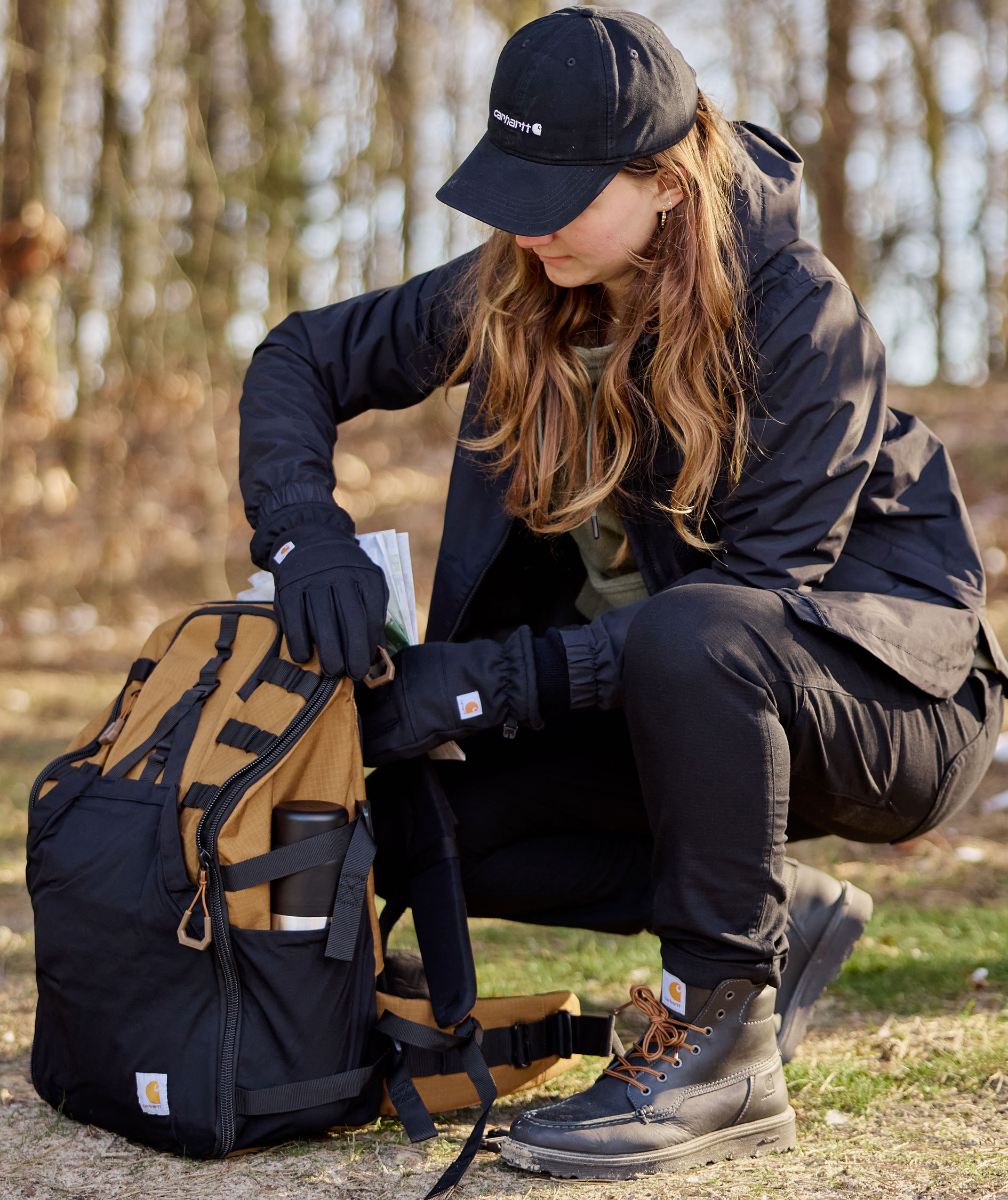 Carhartt 15" ryggs&auml;ck 45L, Carhartt Brown