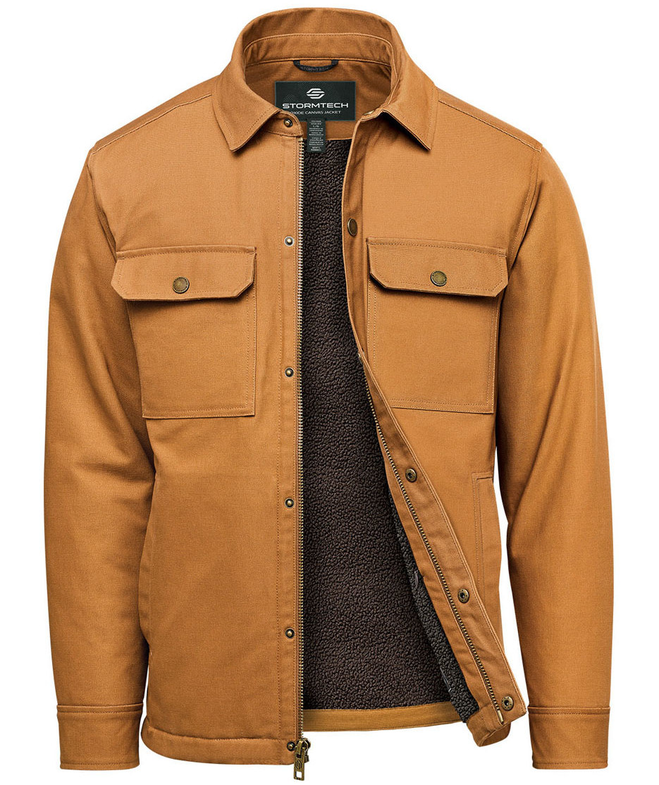 Stormtech Oxide padded shirt jacket, Camel, large image number 5