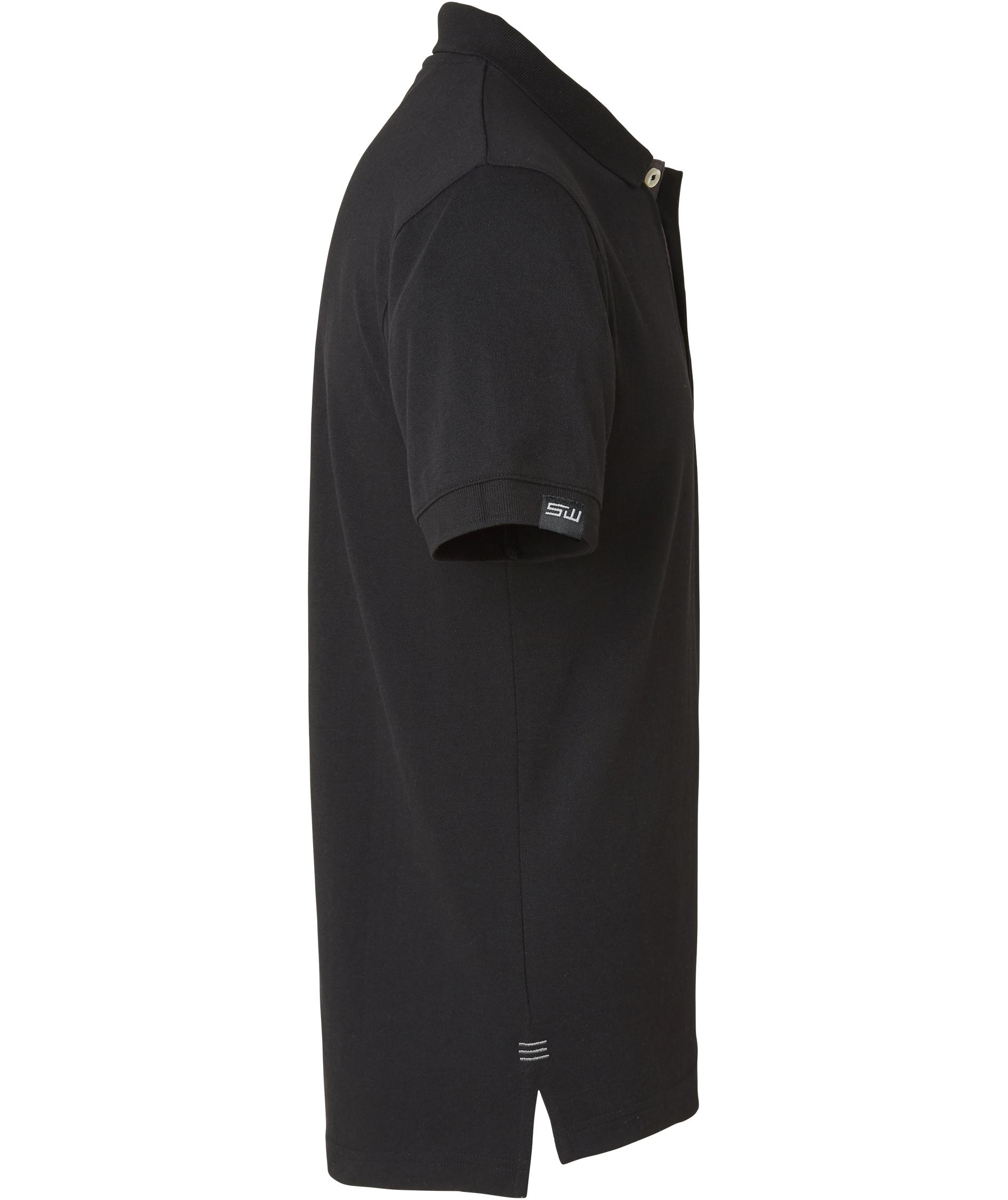 South West Weston polo shirt, Black/Grey, large image number 2