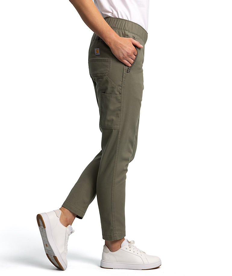 Carhartt Force byxa dam, Dusty Olive, large image number 4