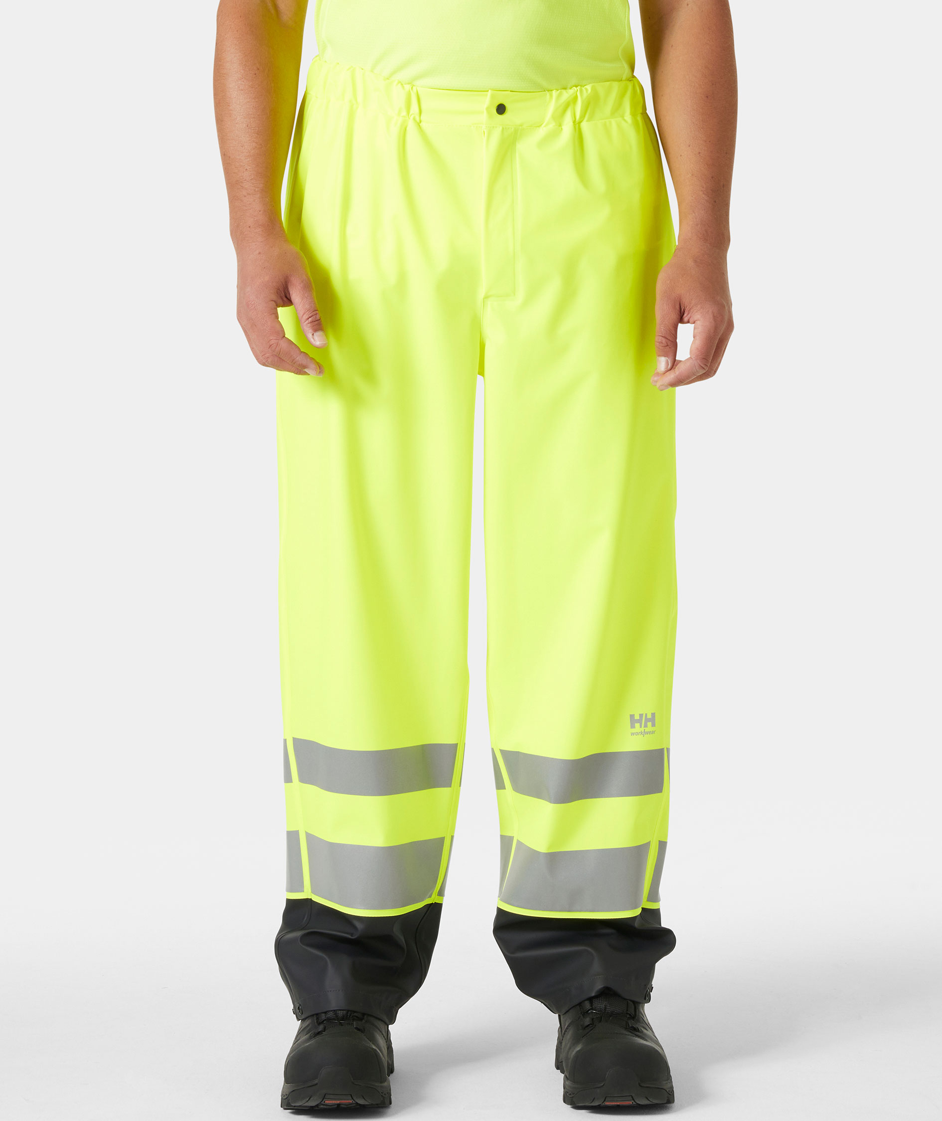 Helly Hansen Addvis regnbukse, Hi-vis Gul/Ebony