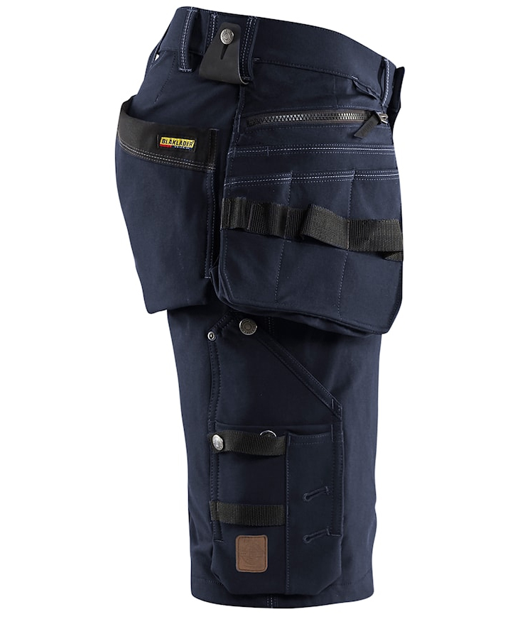 Bl&aring;kl&auml;der X1900 craftsman shorts full stretch, Dark Marine/Black, large image number 3