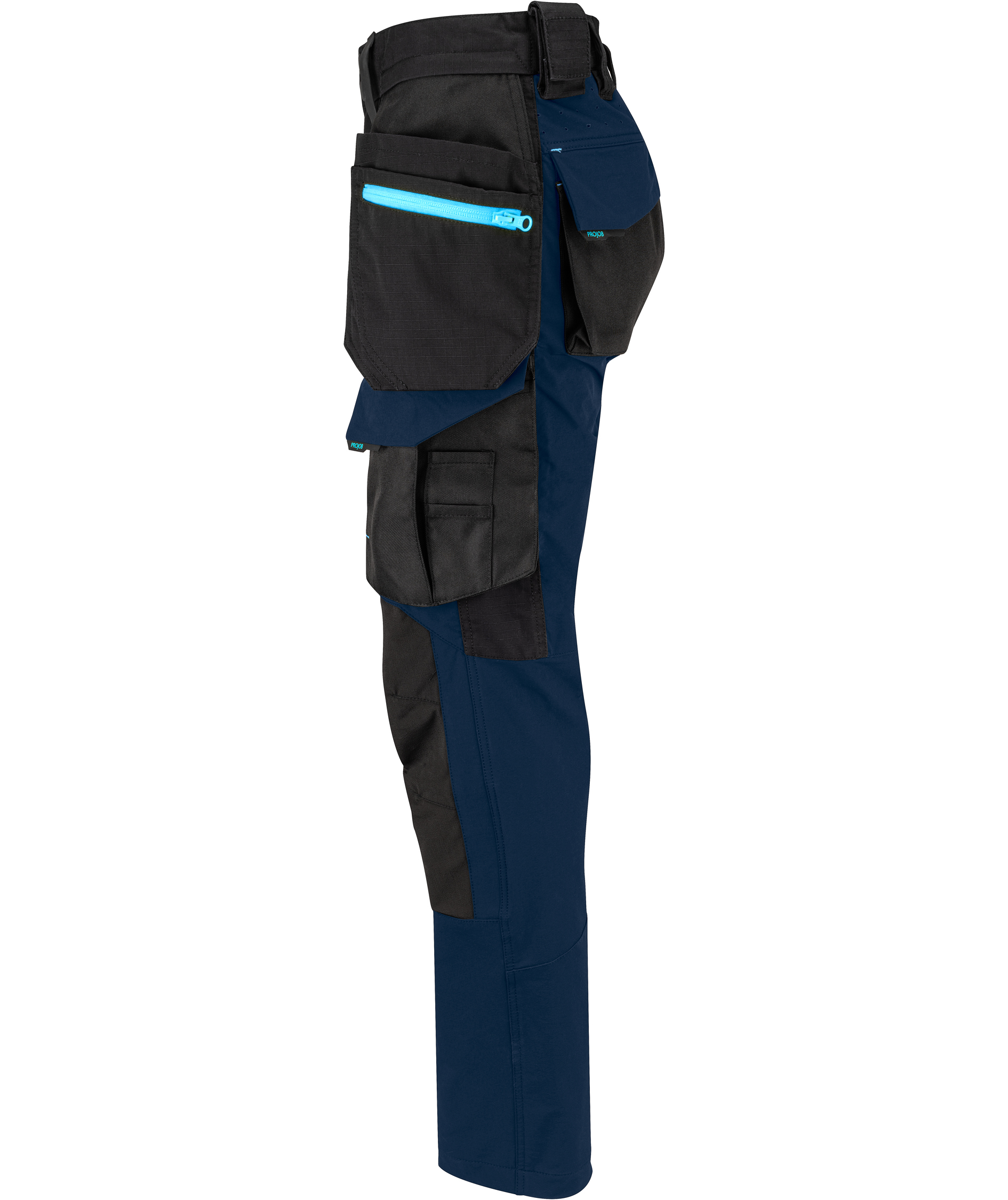 ProJob hantverksbyxa 5564 full stretch dam, Navy, large image number 3