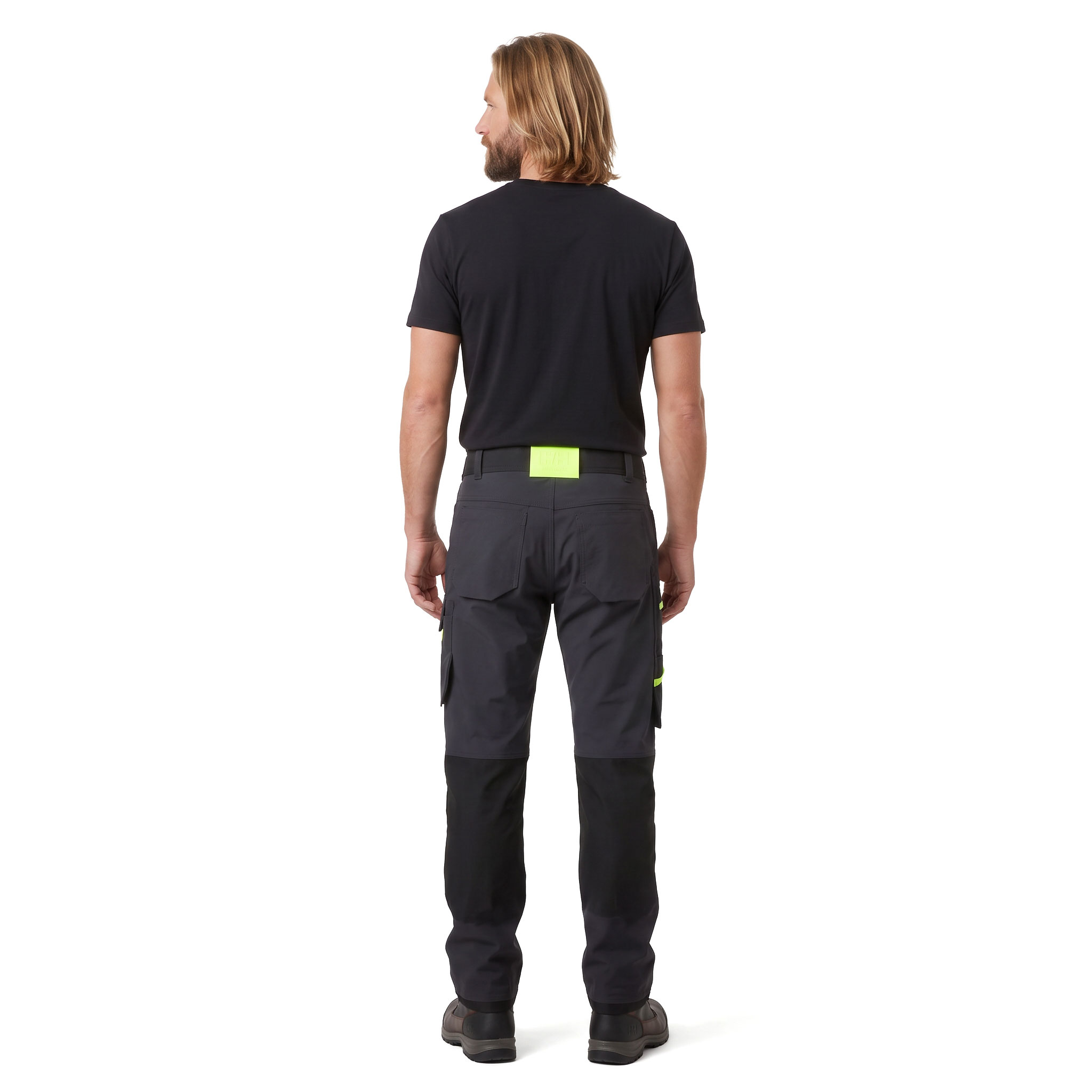 Helly Hansen Oxford 4X arbeidsbukse full stretch, Ebony/svart, large image number 3