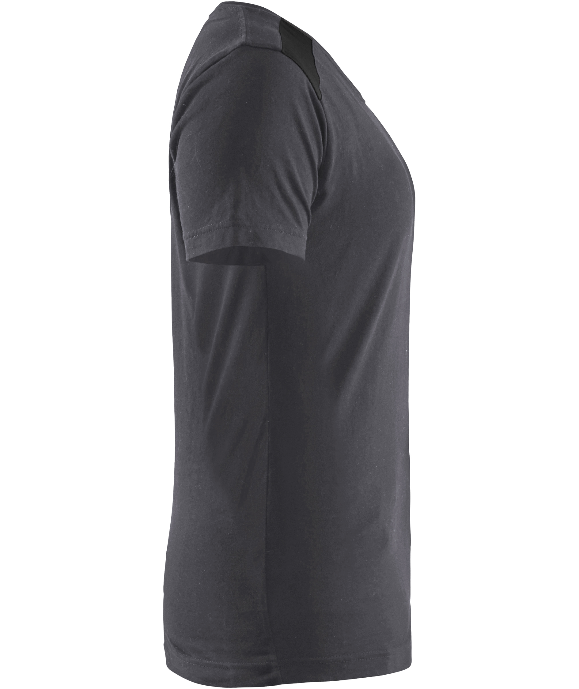 Bl&aring;kl&auml;der T-shirt dam, Mellangr&aring;/svart, large image number 3