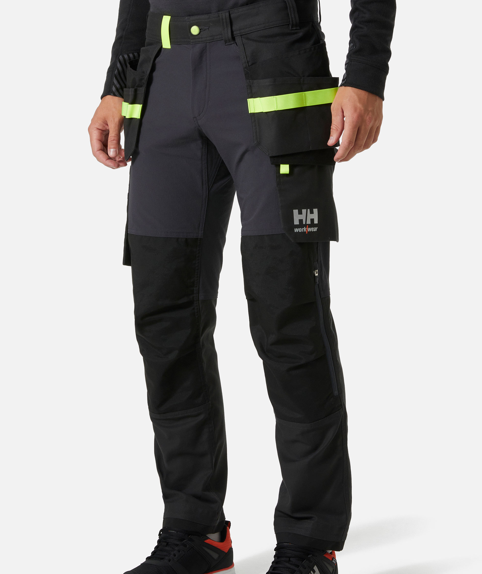 Helly Hansen Oxford 4X h&aring;ndverksbukse full stretch, Ebony/svart