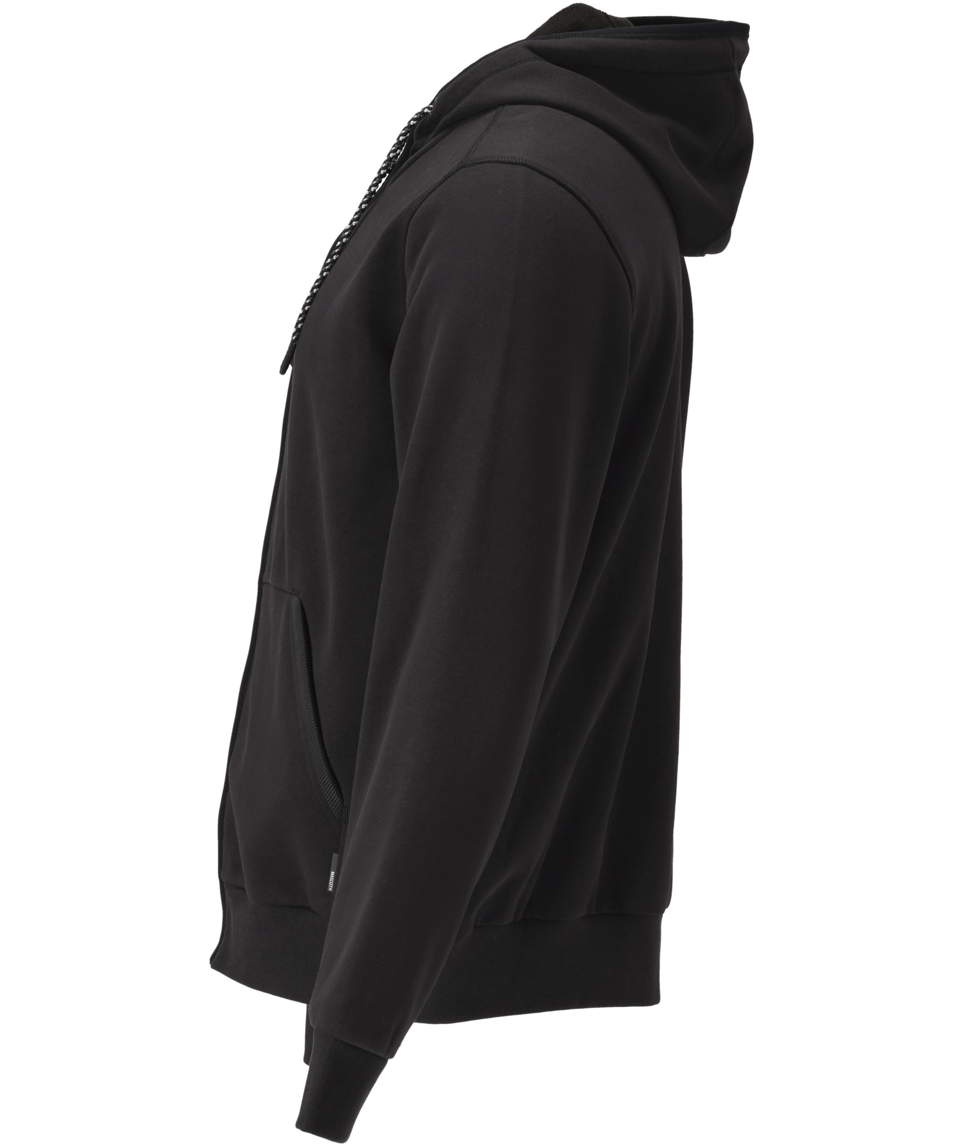 Mascot Customized Hoodie mit Rei&szlig;verschluss, Schwarz, large image number 3
