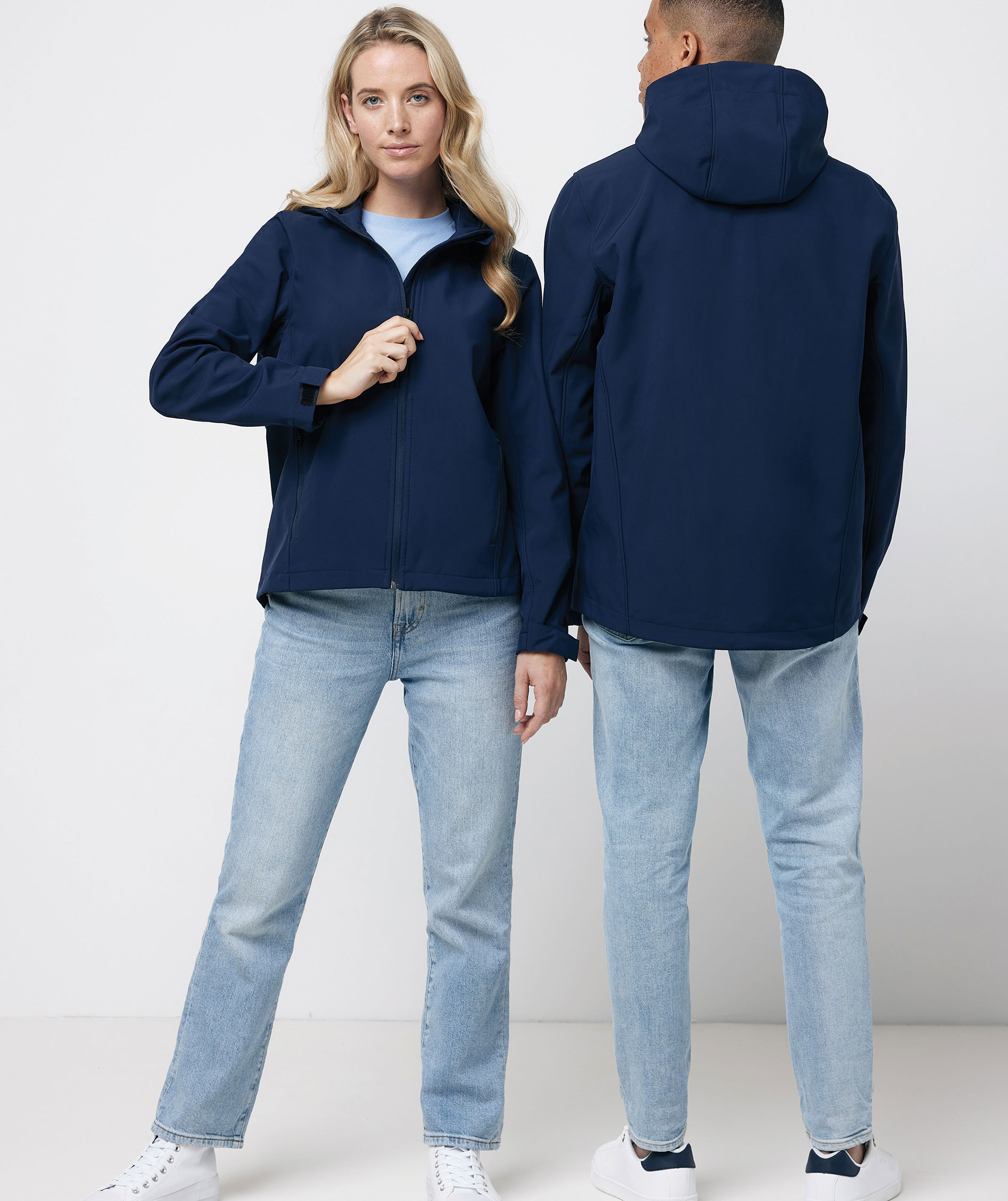 Iqoniq Makalu softshell jacket, Marine, large image number 10