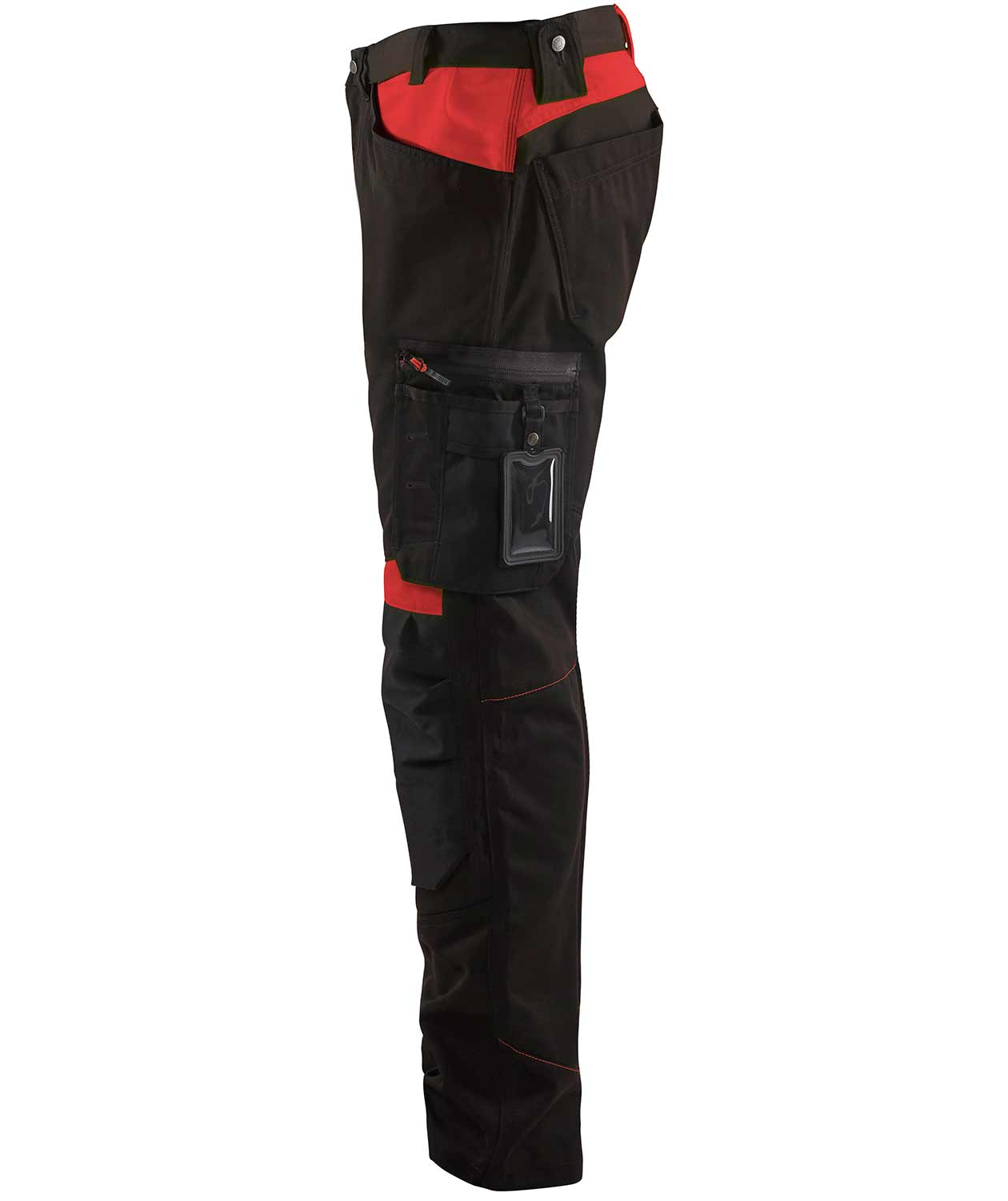 Bl&aring;kl&auml;der work trousers, Black/Red, large image number 2