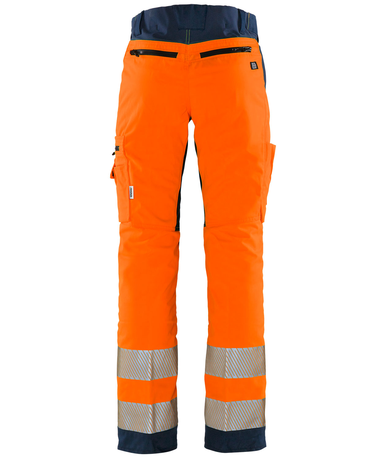 Fristads Flexforce arbetsbyxa, Varsel Orange/Marinbl&aring;, large image number 1