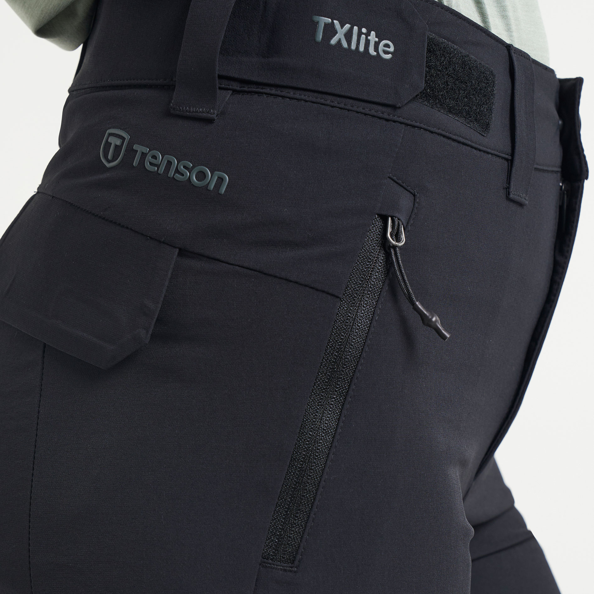 Tenson TXlite Adventure dame shorts, Sort, large image number 6
