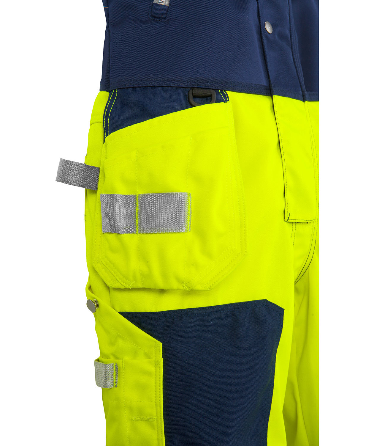 Fristads h&aring;ndv&aelig;rkeroveralls 1014, Hi-vis&nbsp;Gul/Marine, large image number 2