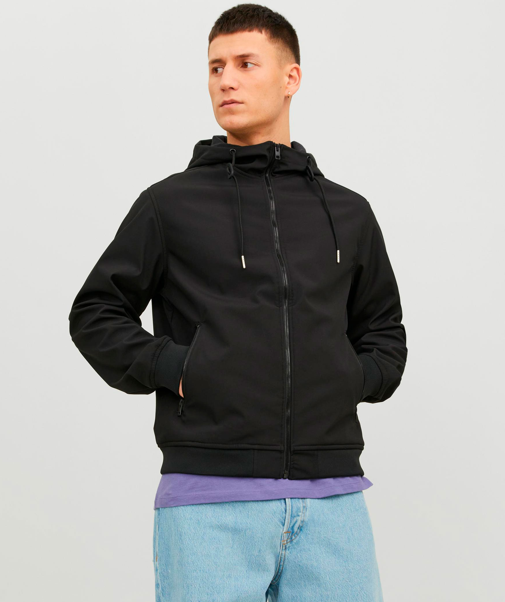 Jack & Jones JJEBASIC softshelljacka, Black