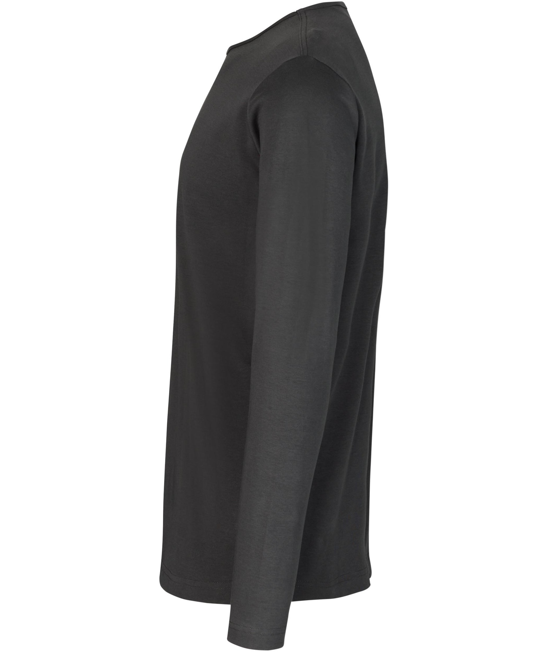 ID Interlock lang&auml;rmeliges T-Shirt, Anthrazit, large image number 2