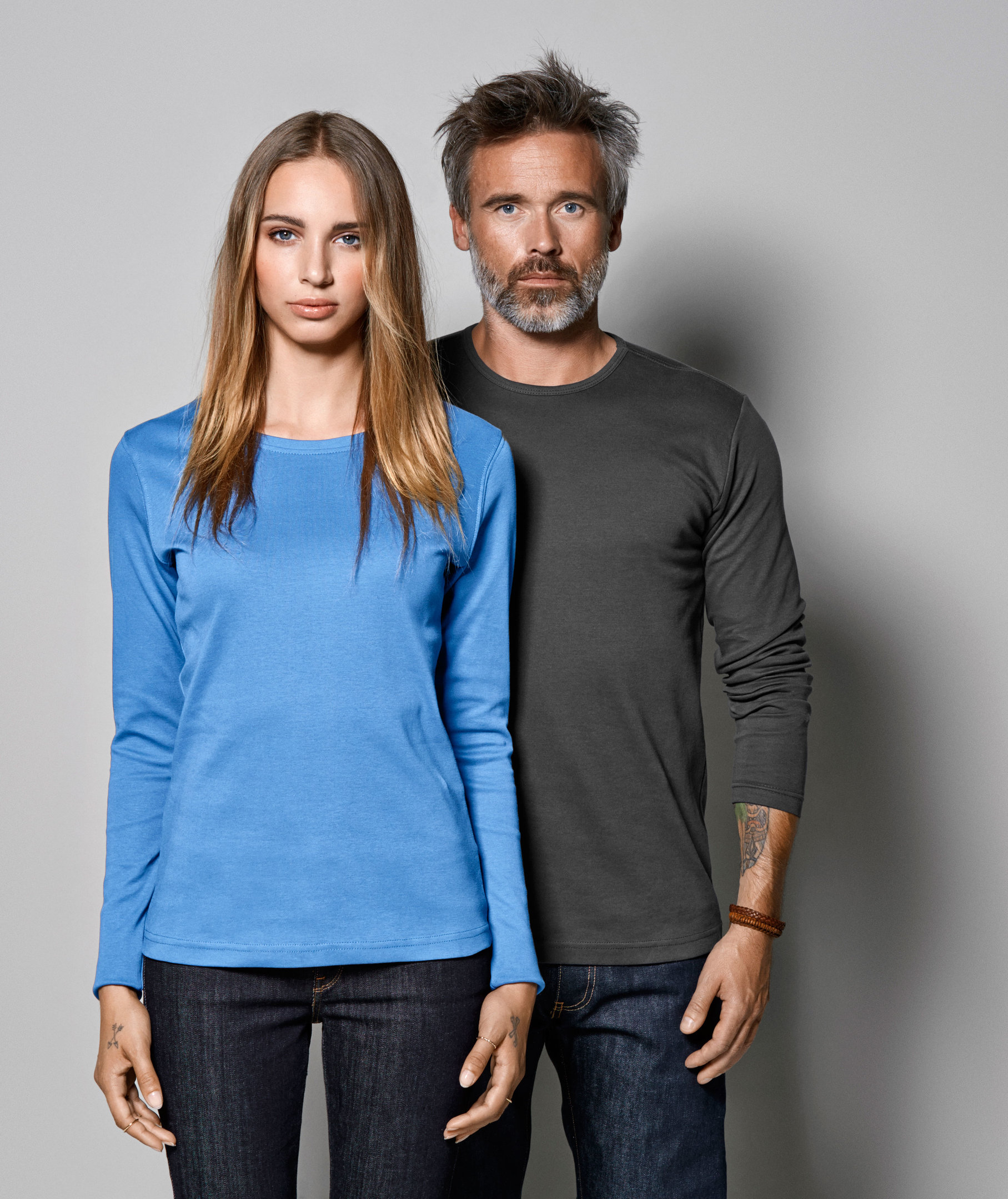 ID Interlock long-sleeved women's T-shirt, Azure, large image number 4