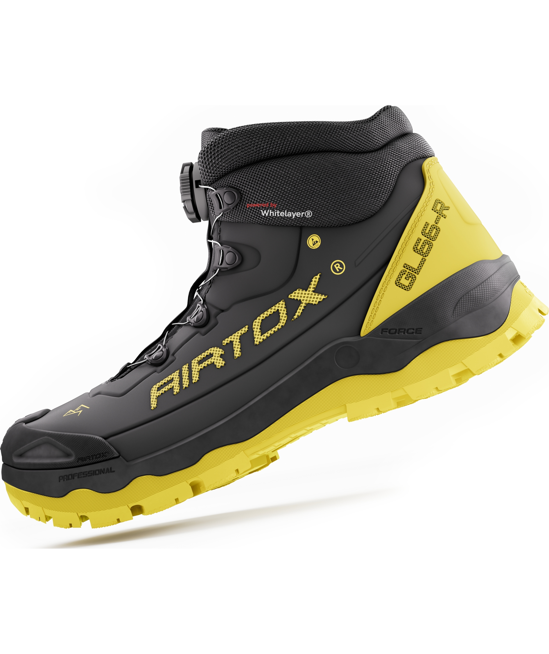Airtox GL66-R safety boots S3S BOA, Black/Yellow, large image number 9