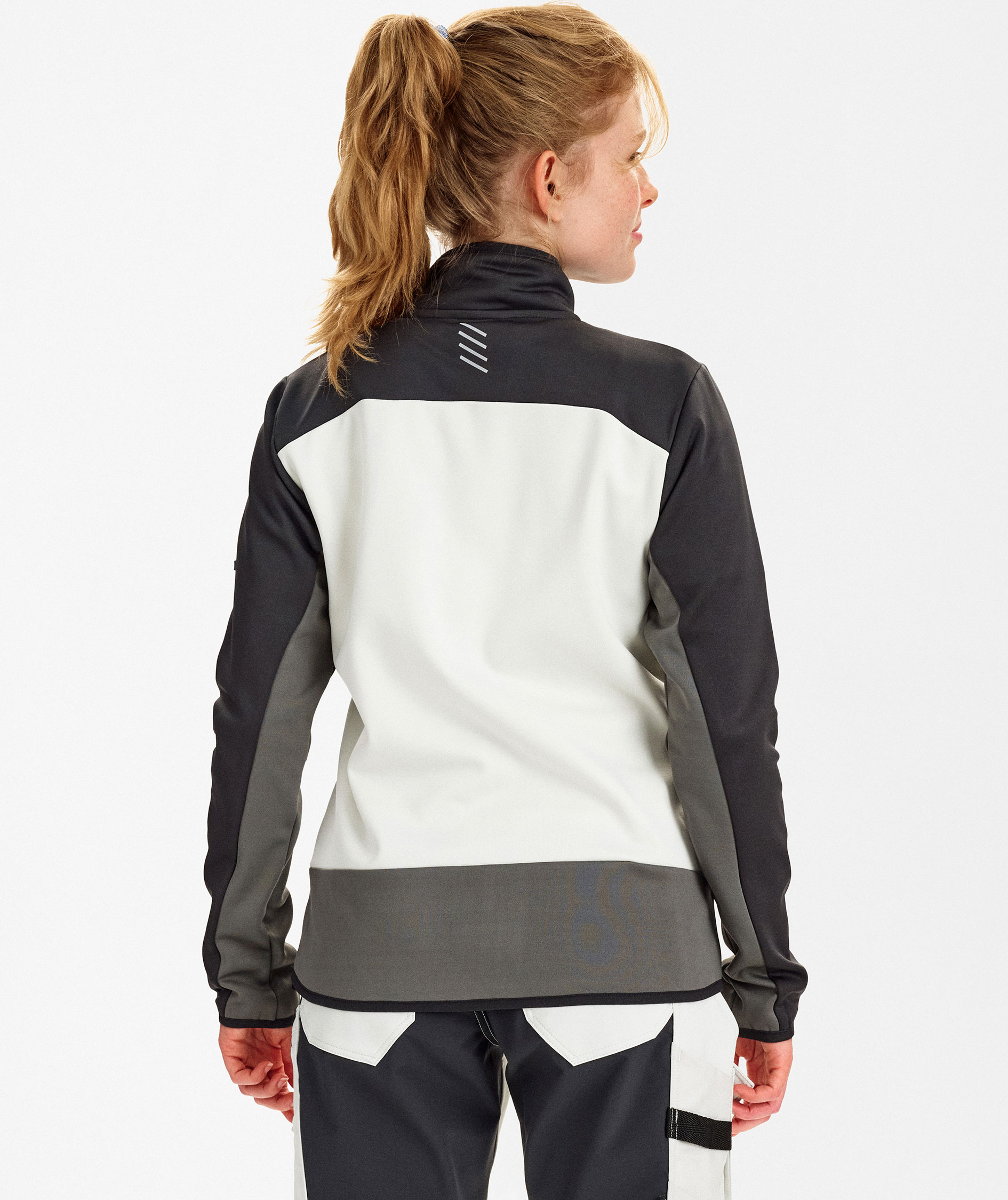 Engel Entire midlayer cardigan dam, Bone White/Anthracite Grey, large image number 4