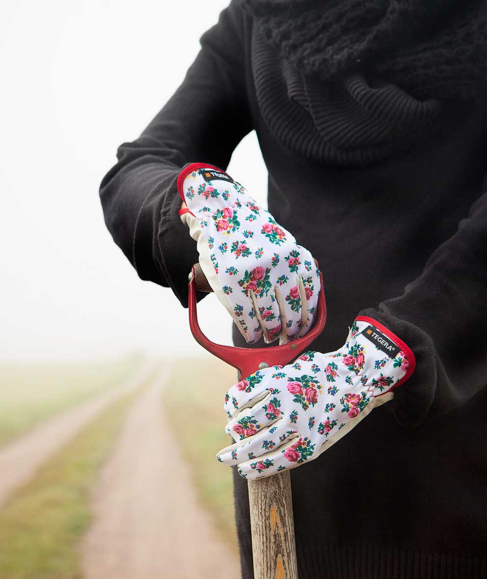 Tegera 90014 Arbeitshandschuhe, Wei&szlig;/Rot, large image number 3