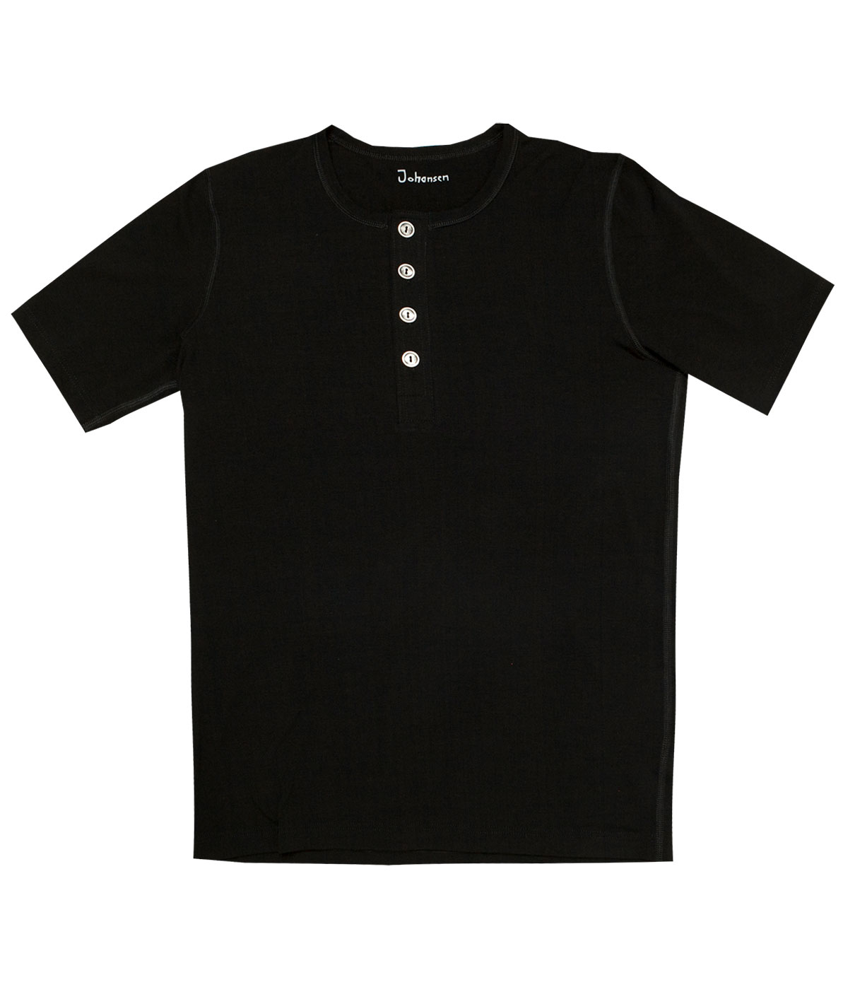 Joha Johansen Michael T-Shirt mit Bambus, Schwarz