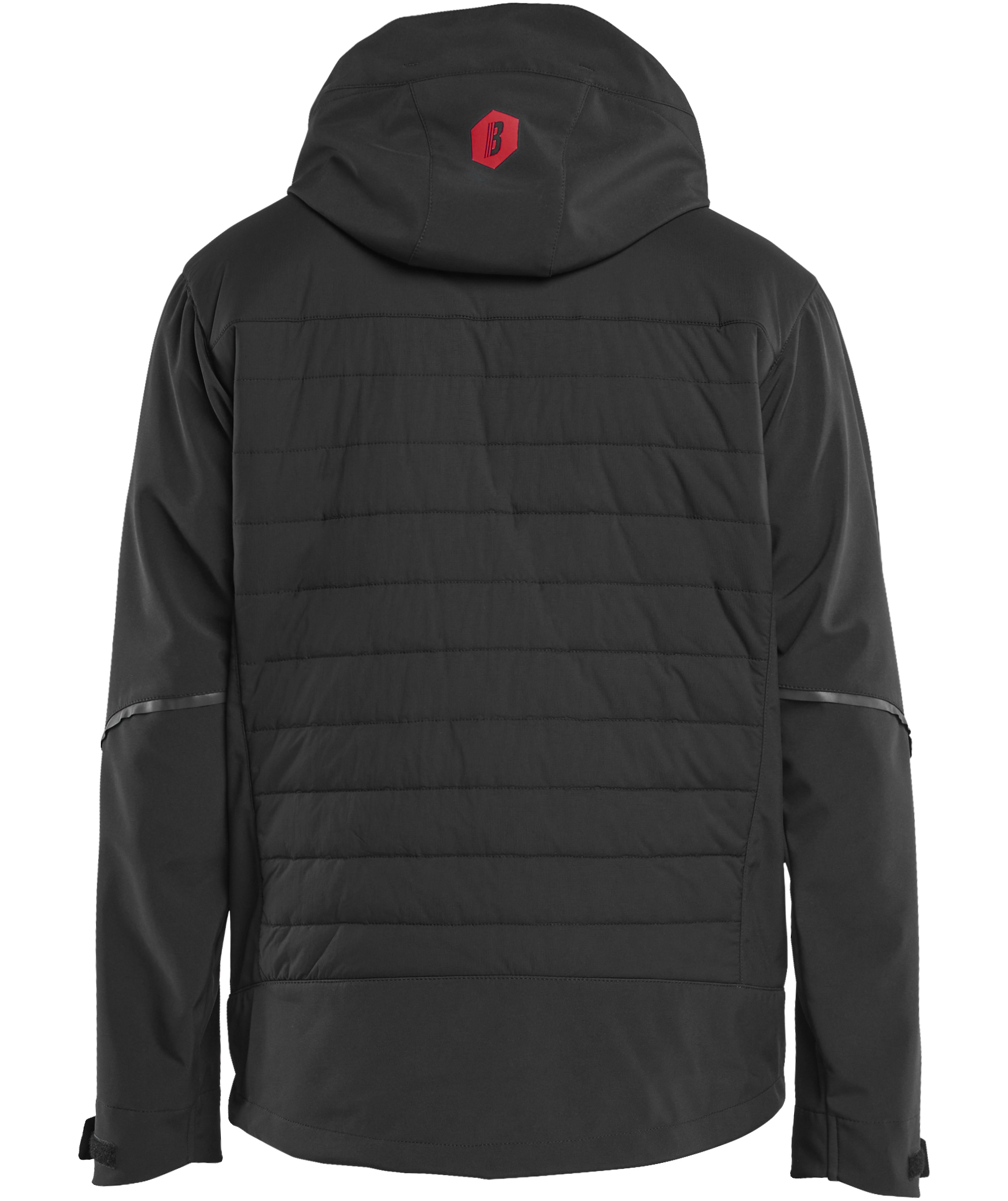Bl&aring;kl&auml;der hybrid jacket, Black/Red